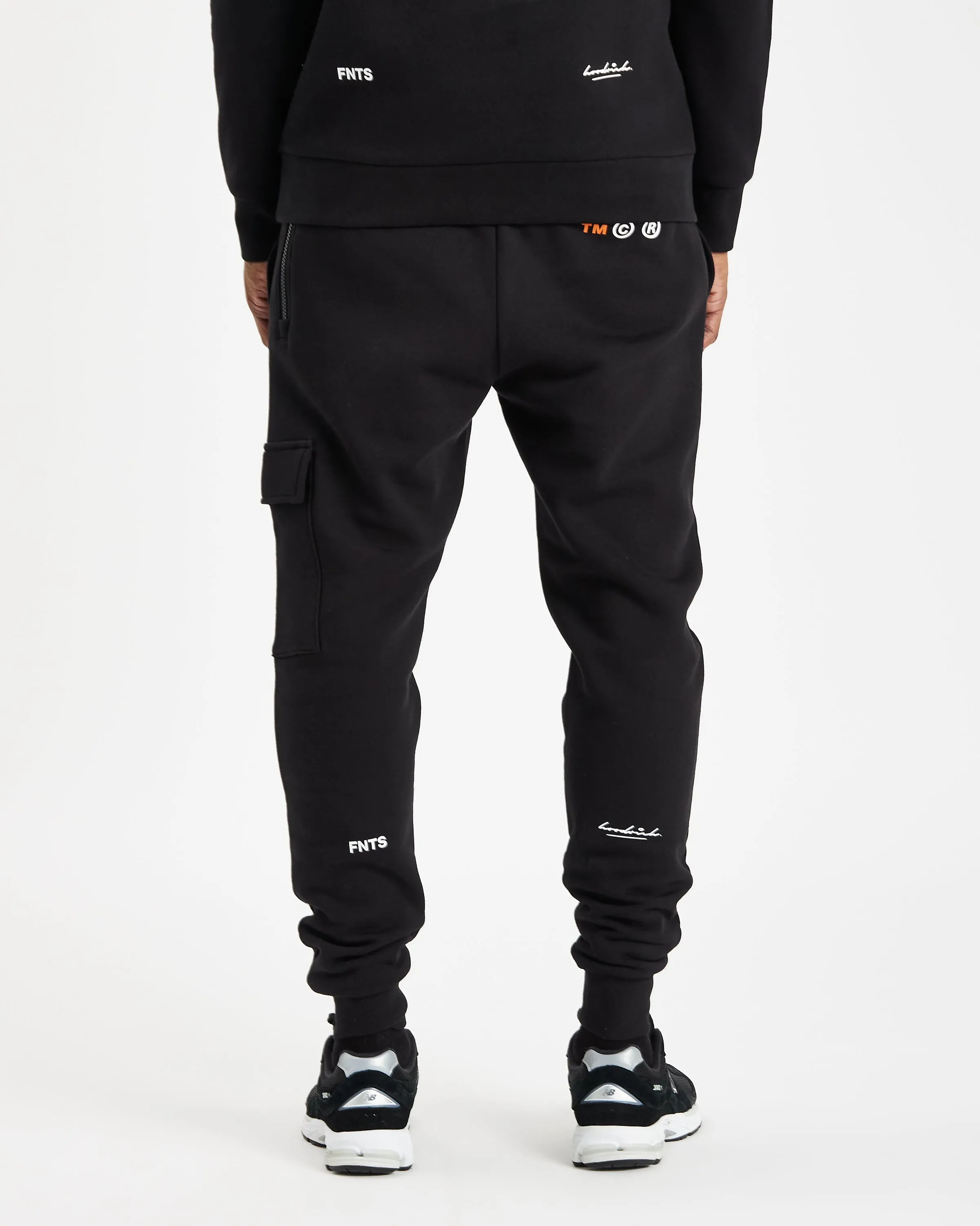 OG Limit Cargo Joggers - Black/White/Flame sold by Hoodrich product image thumbnail 5