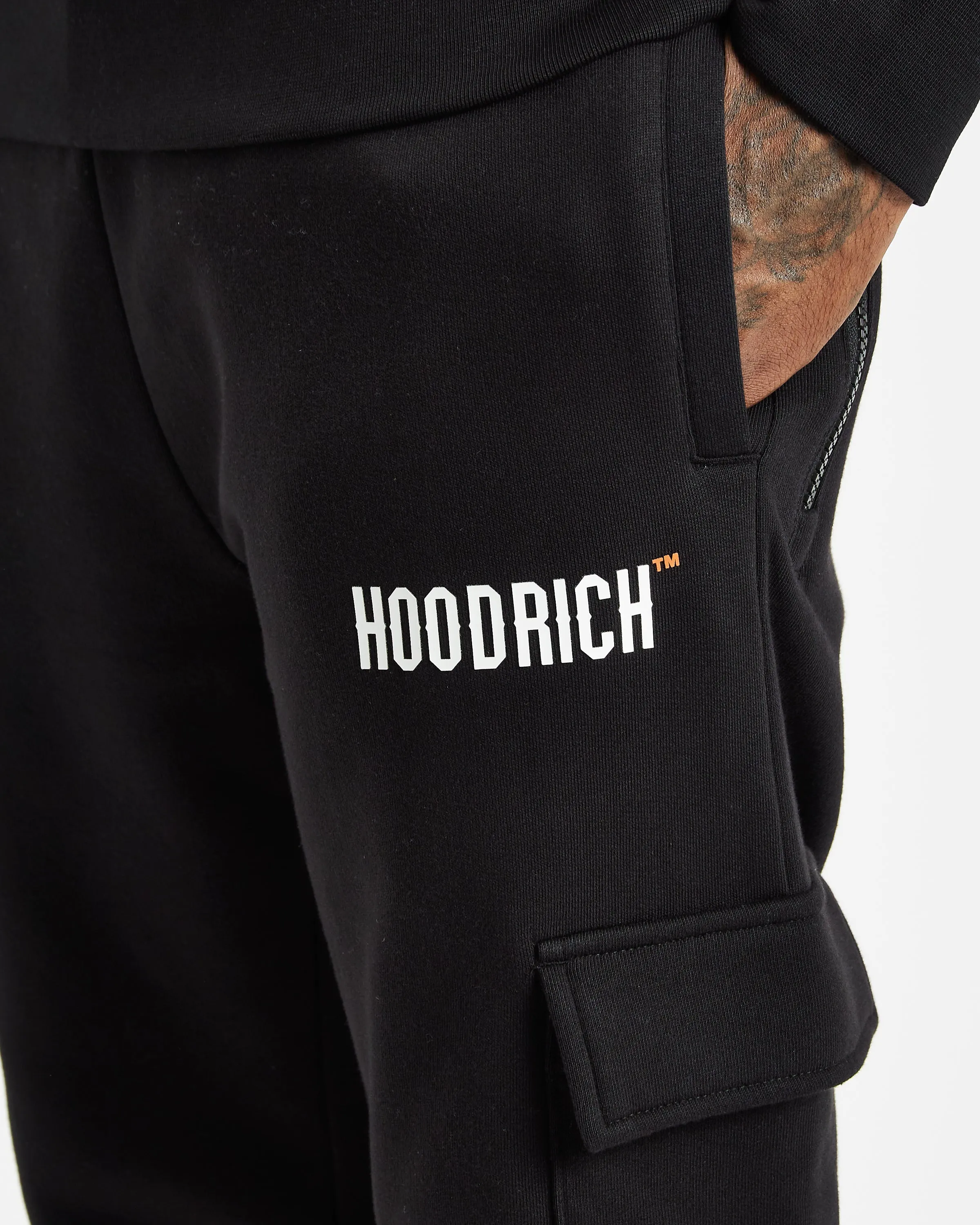 OG Limit Cargo Joggers - Black/White/Flame sold by Hoodrich product image thumbnail 3