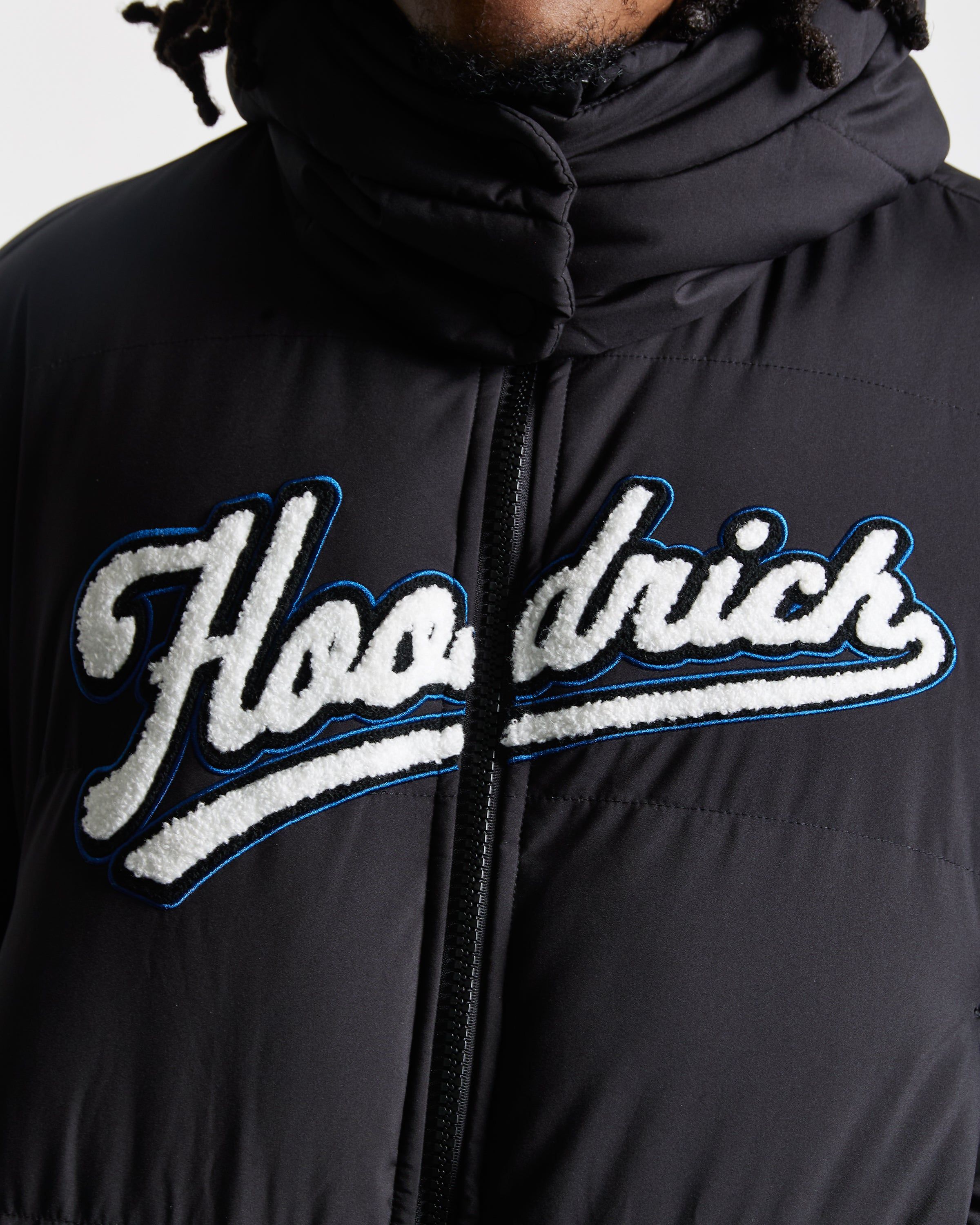Stadium Jacket - Black/White/Blue sold by Hoodrich product image thumbnail 4