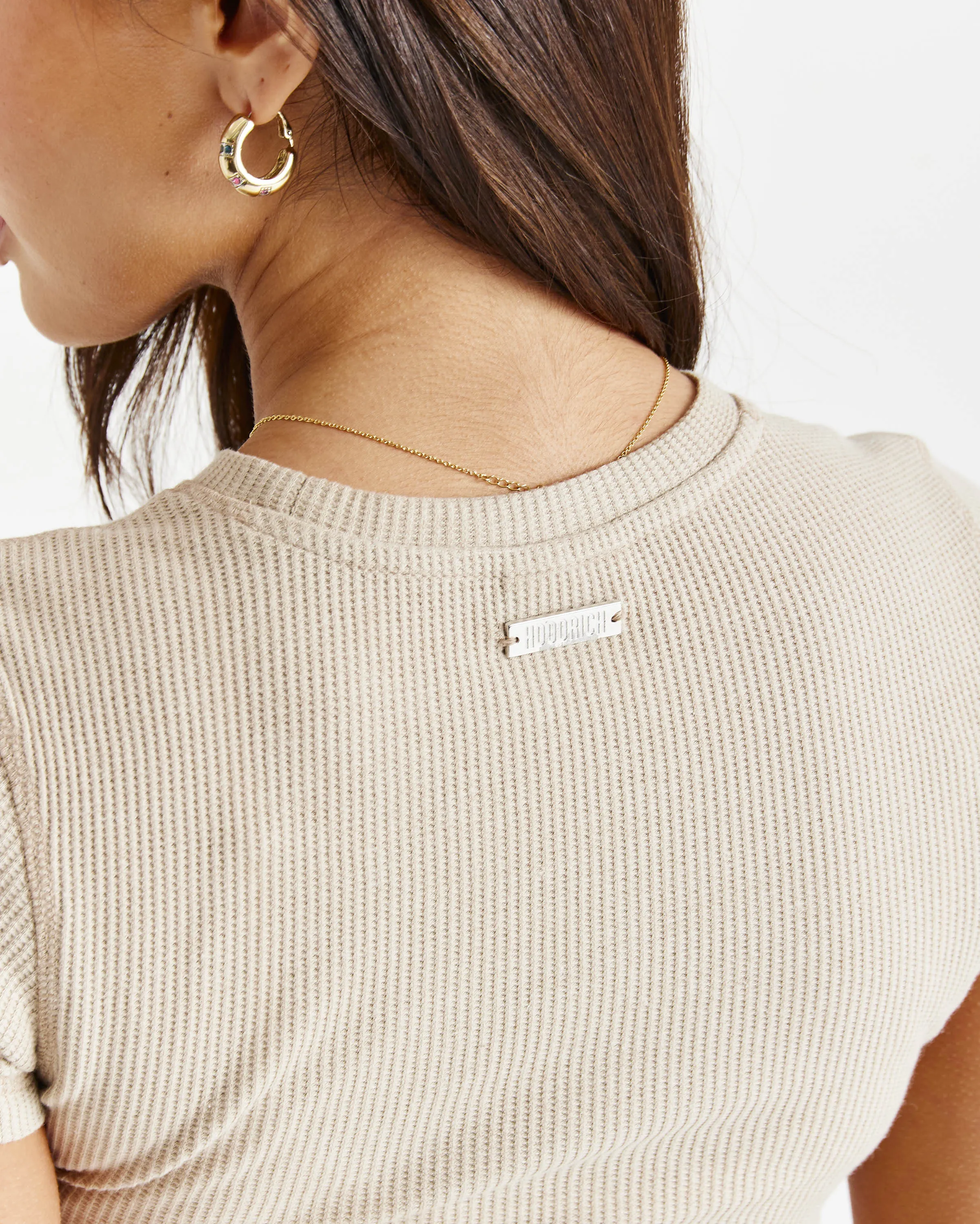 Grit Fitted Tee - Beige sold by Hoodrich product image thumbnail 3