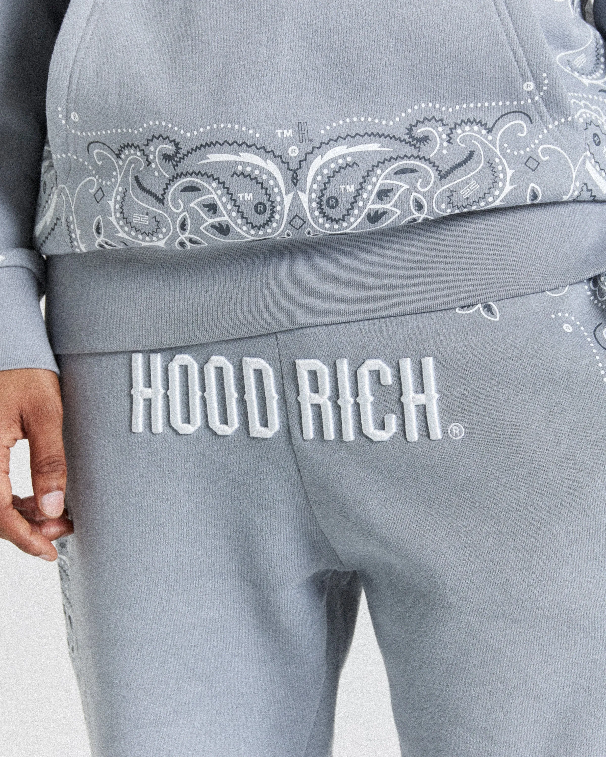 Motif Joggers - Grey/White sold by Hoodrich product image thumbnail 5