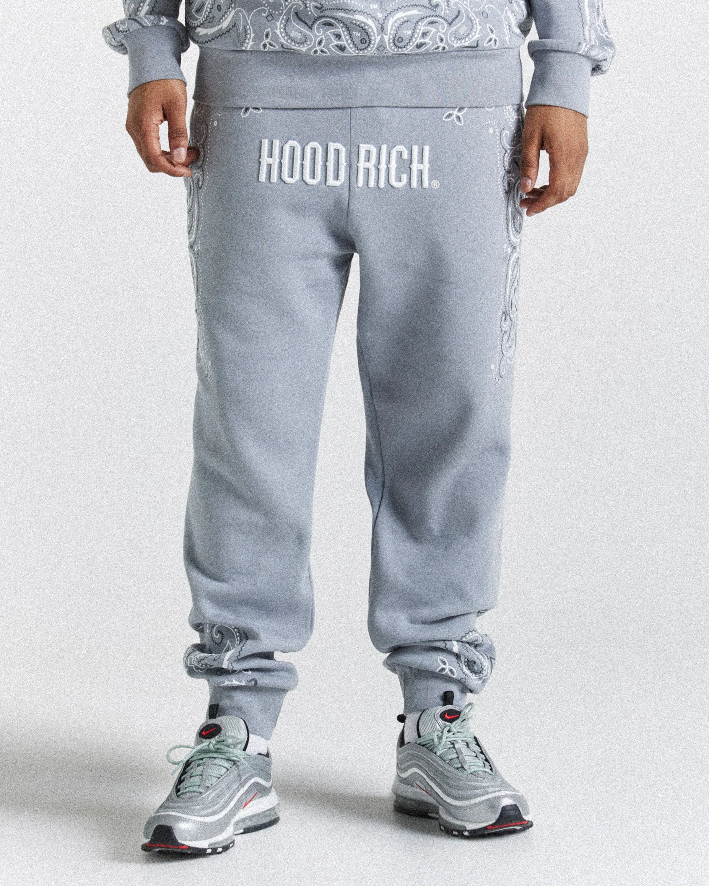 Motif Joggers - Grey/White sold by Hoodrich