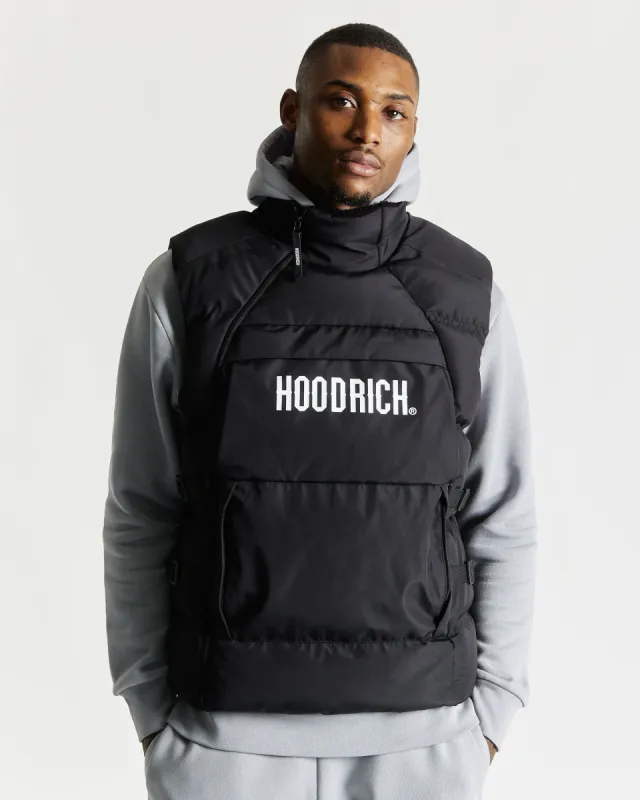 Carbon Gilet - Black/White made by Hoodrich