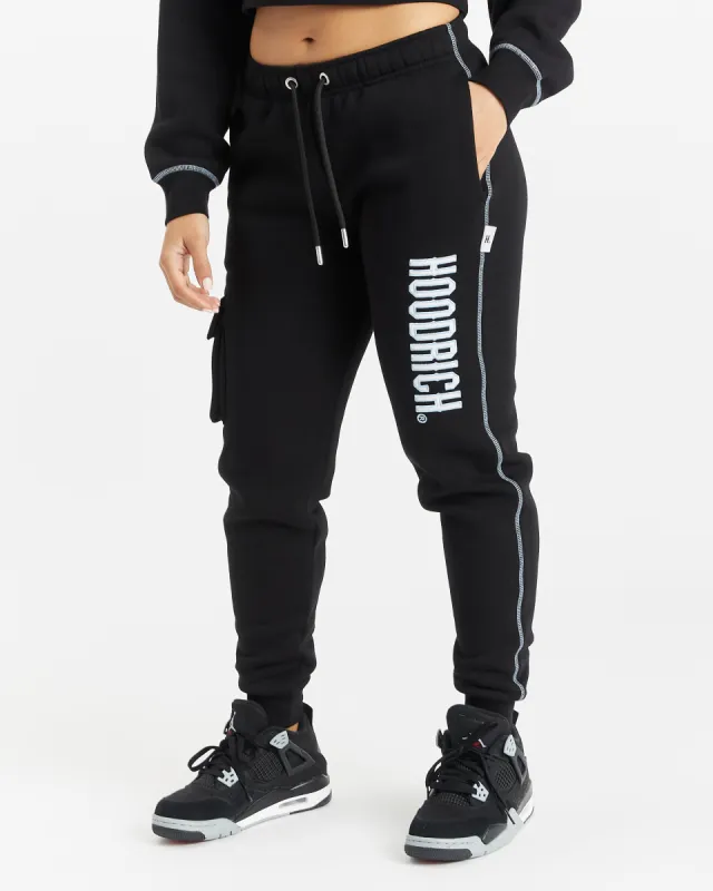 OG Distinct Slim Fit Jogger - Black/White/Blue sold by Hoodrich
