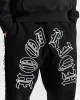 Helix Oversized Joggers - Black/White sold by Hoodrich