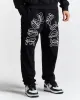 Helix Oversized Joggers - Black/White sold by Hoodrich
