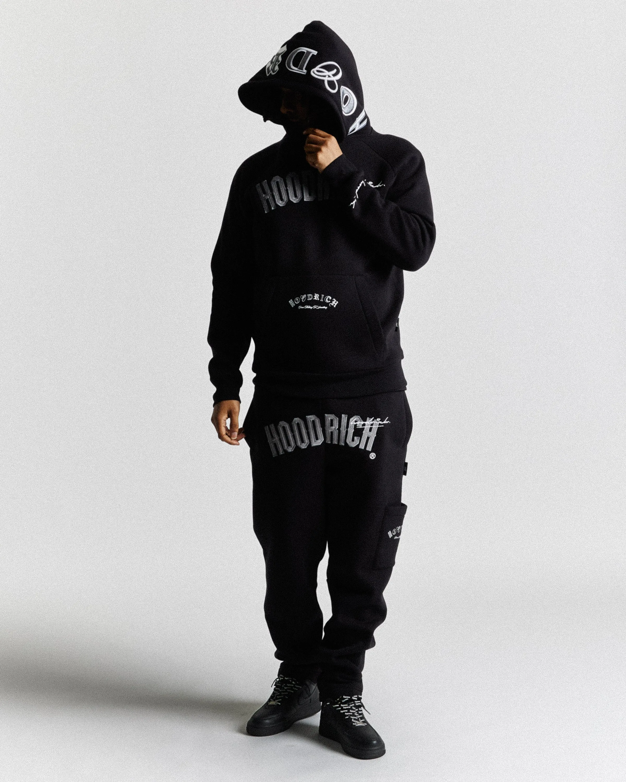 Hoodrich Stature Hoodie - Black/Grey/White | Parallel Hoodrich Stature Hoodie - Black/Grey/White | Parallel
