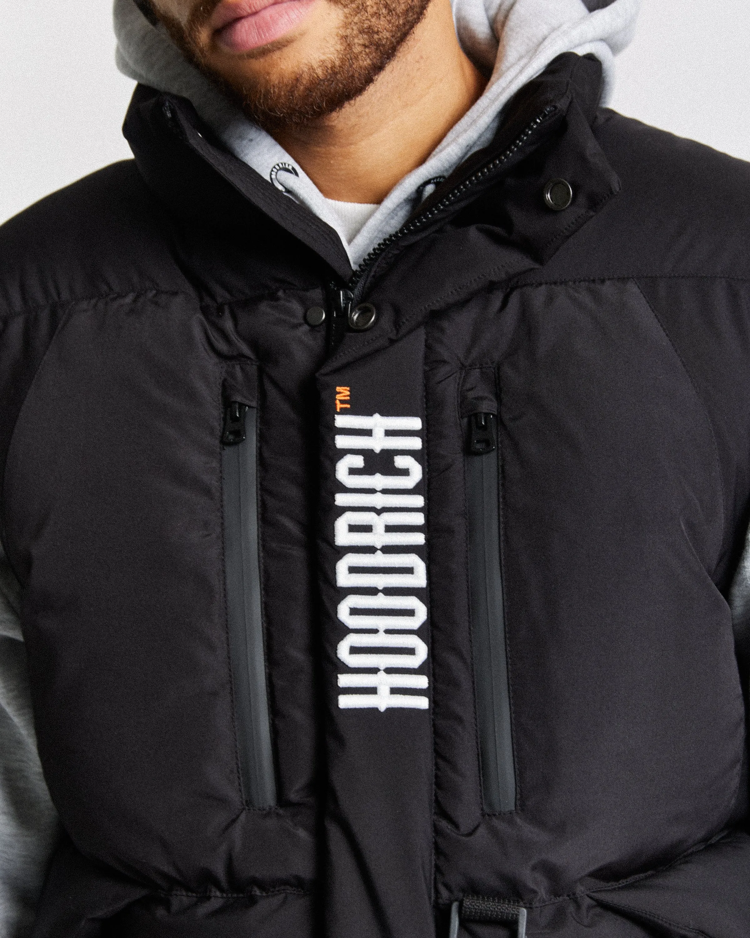 Hoodrich Limit Gilet Black/White/Flame Parallel