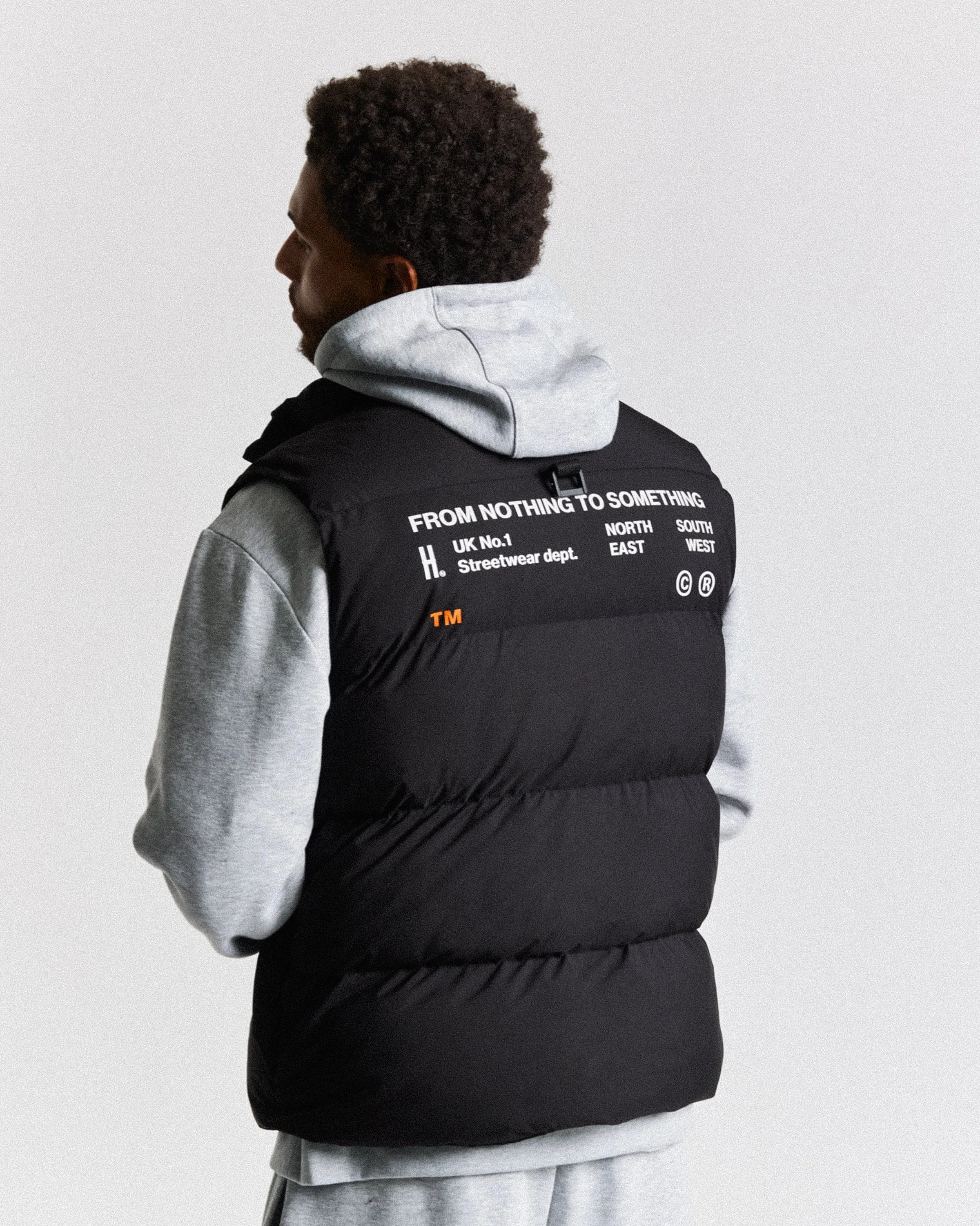 Limit Gilet - Black/White/Flame sold by Hoodrich product image thumbnail 5
