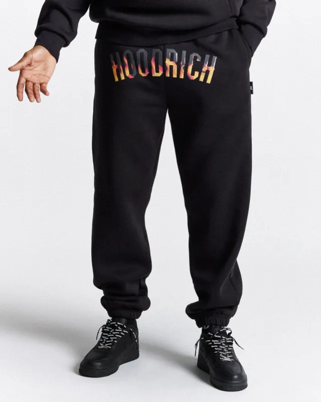 Blaze Jogger - Black/Grey/Orange sold by Hoodrich