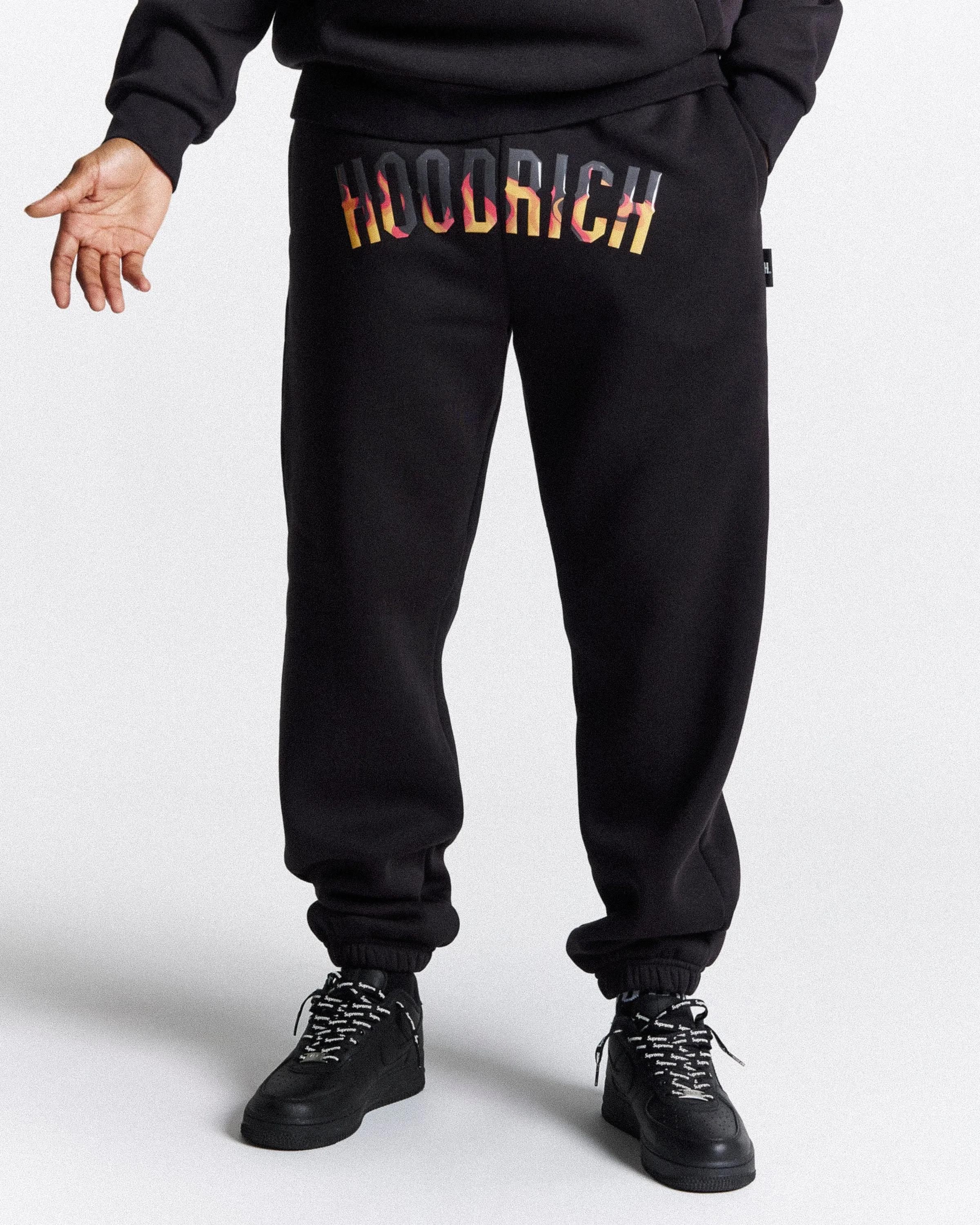 Blaze Jogger - Black/Grey/Orange sold by Hoodrich