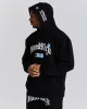 Starr Hoodie  - Black/White/Blue sold by Hoodrich