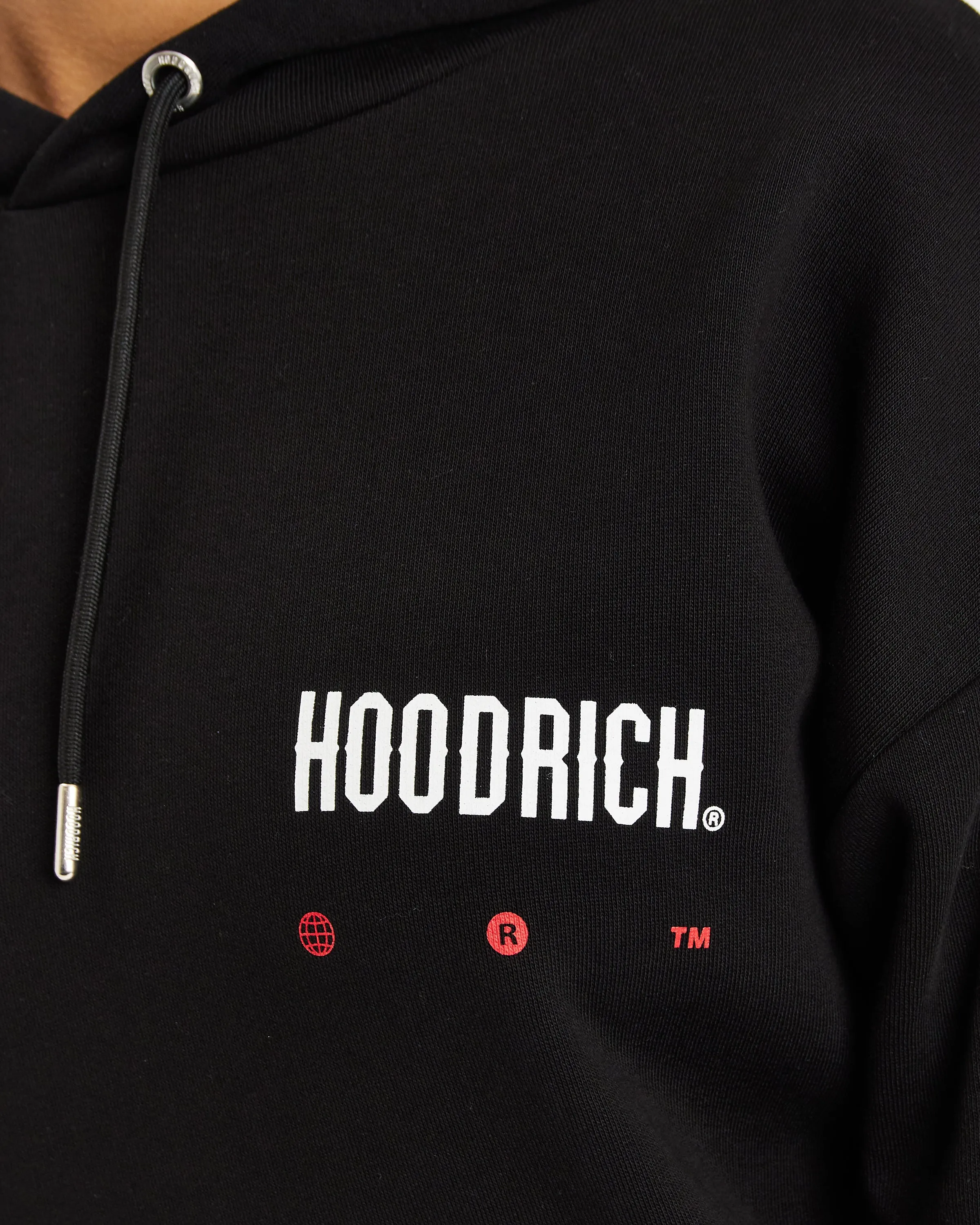OG Combat Hoodie - Black/White/Red sold by Hoodrich product image thumbnail 5