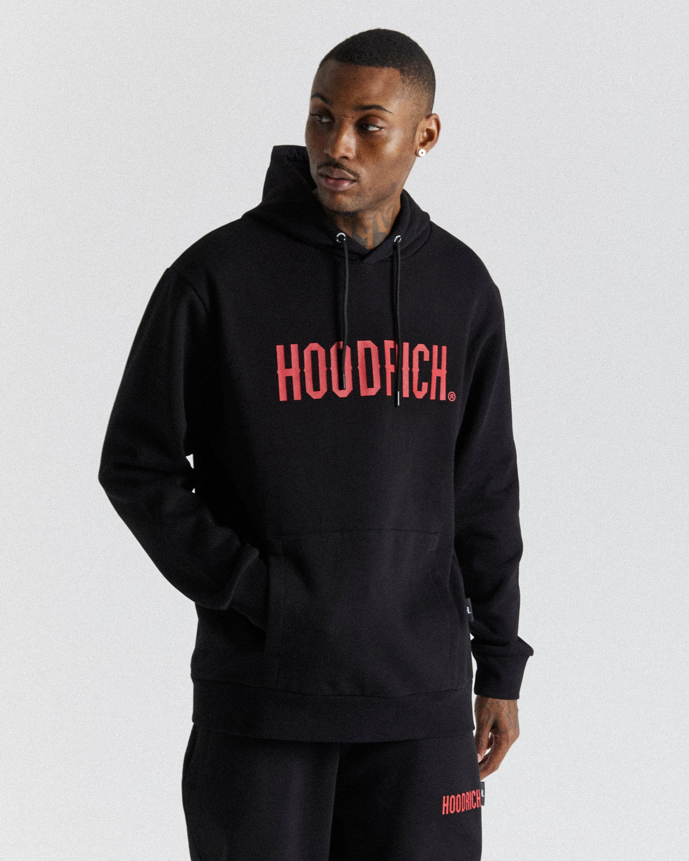 OG Core Hoodie - Black/Red sold by Hoodrich