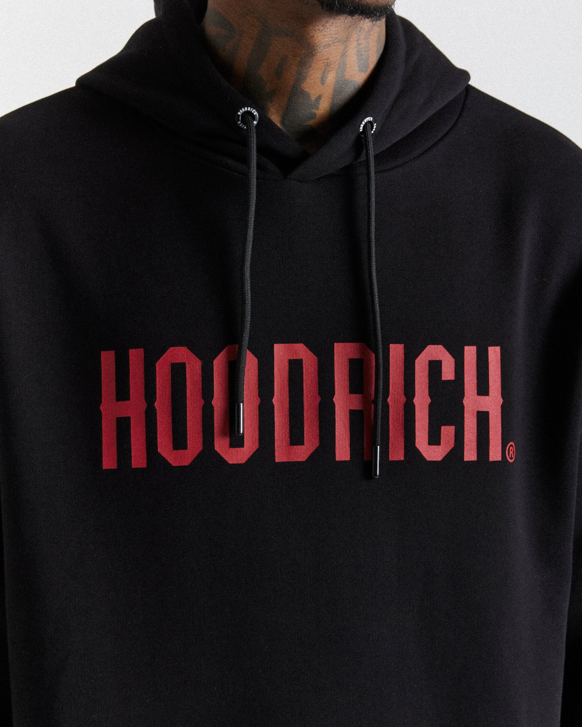 OG Core Hoodie - Black/Red sold by Hoodrich product image thumbnail 5