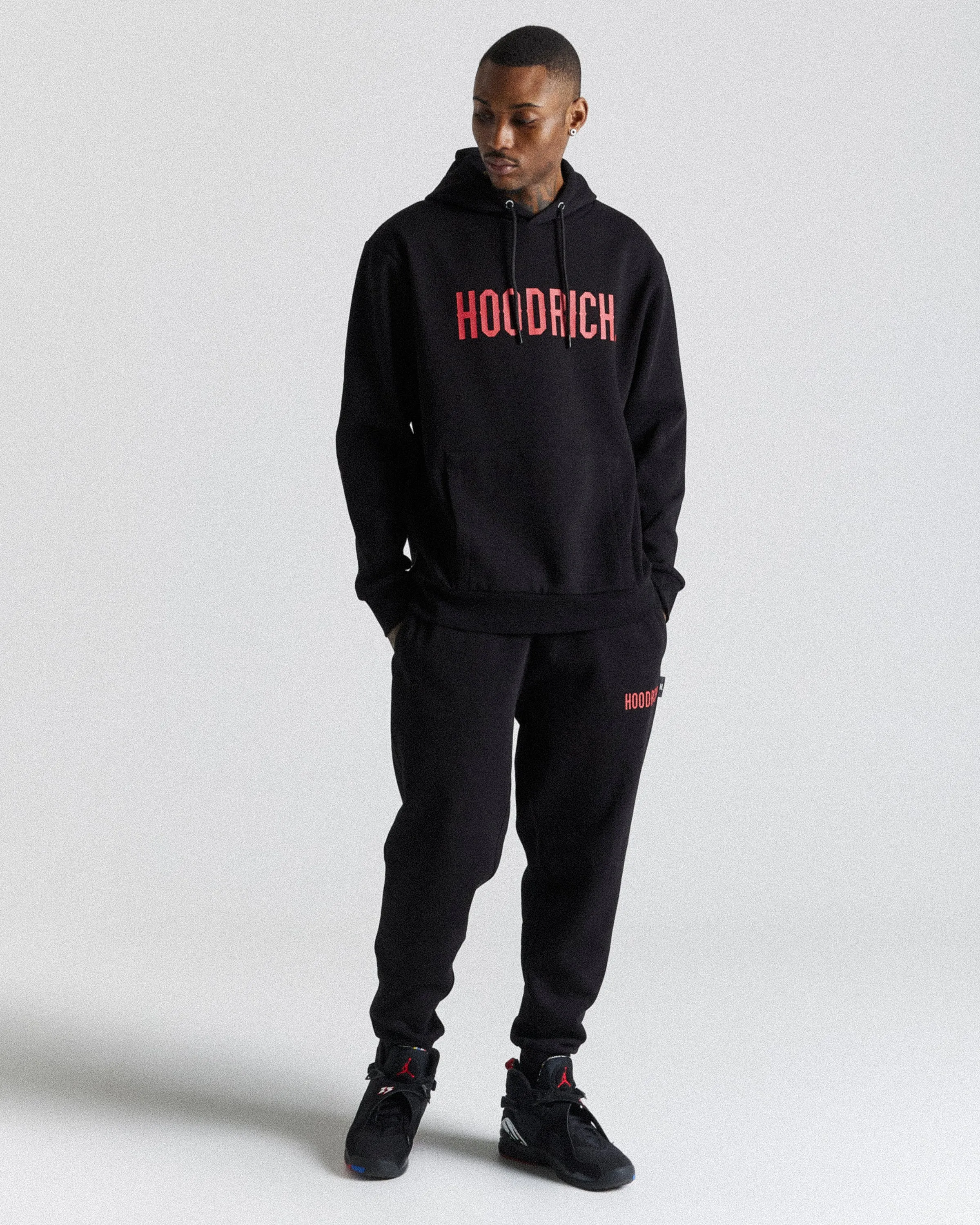 OG Core Hoodie - Black/Red sold by Hoodrich product image thumbnail 2