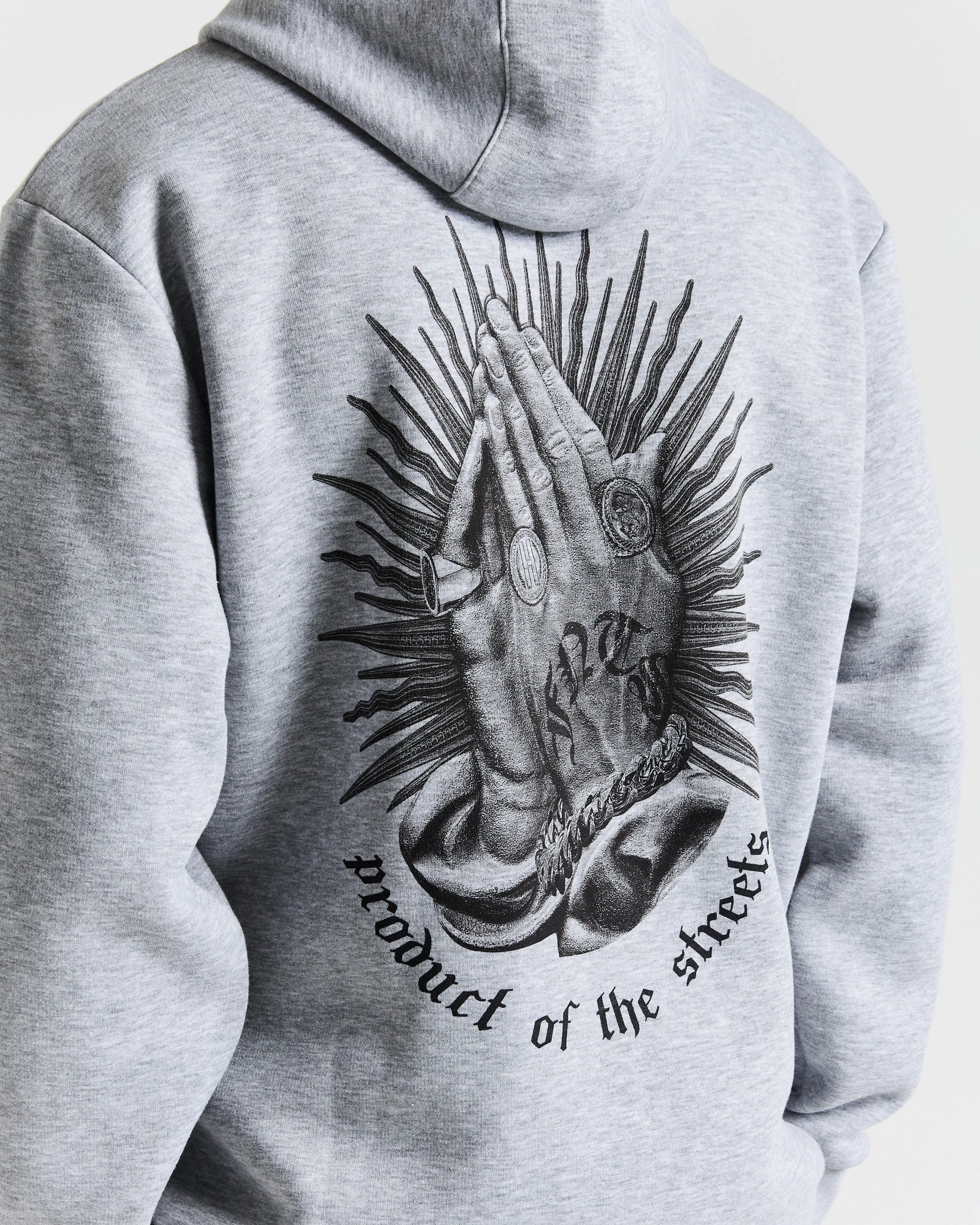 Ritual Backprint Hoodie - Grey/Black sold by Hoodrich product image thumbnail 5