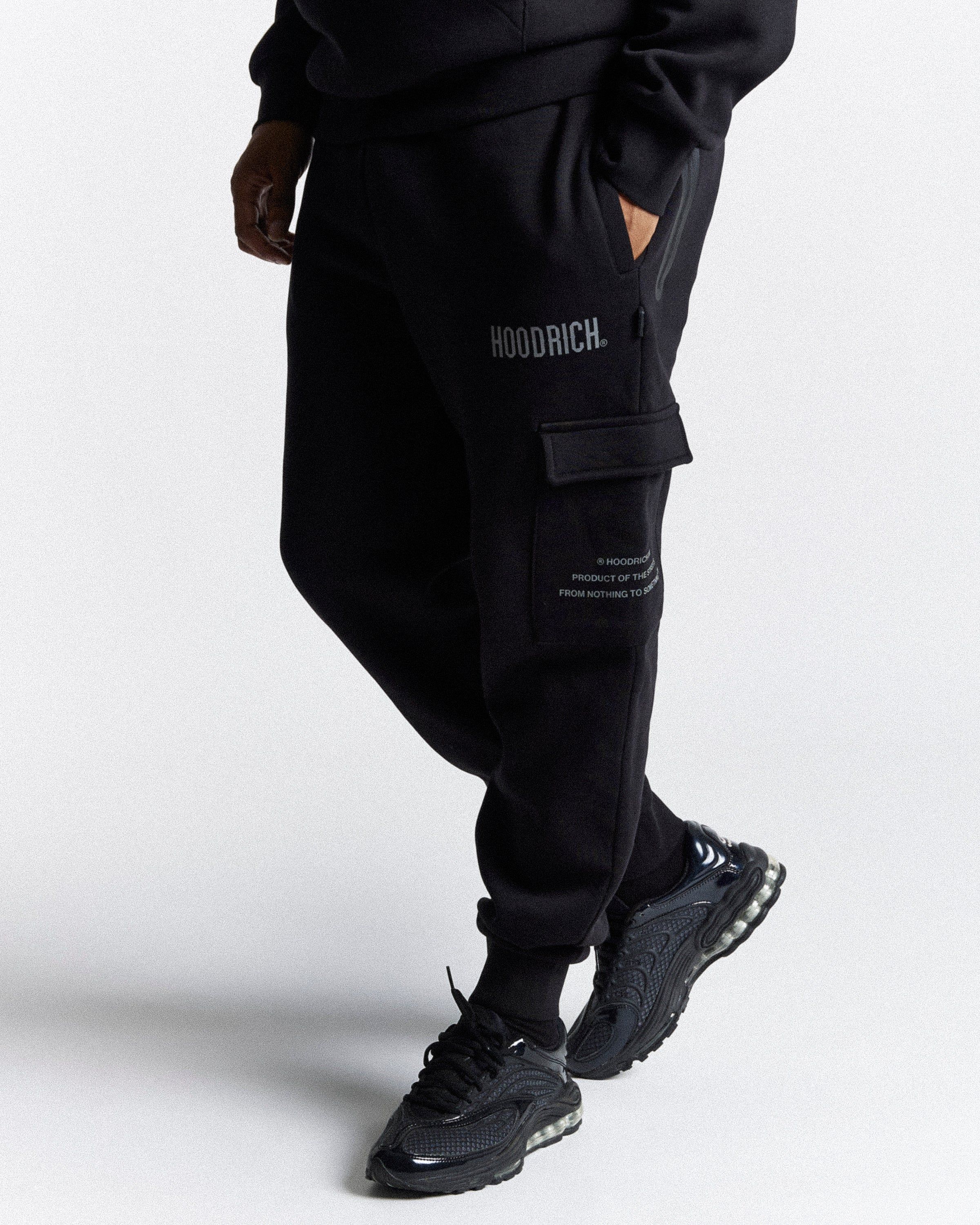 Sight Cargo Jogger - Black/Reflective sold by Hoodrich