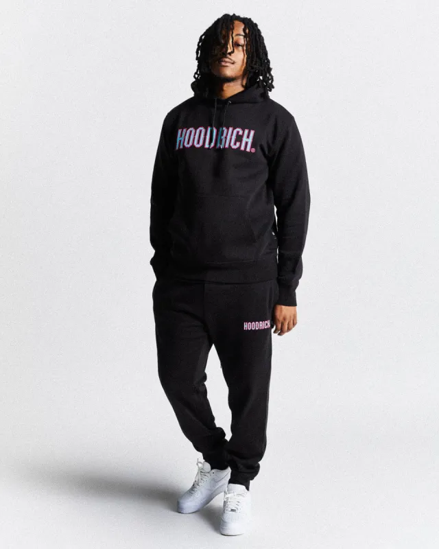 Crush Tracksuit Set - Black/Blue/Pink sold by Hoodrich