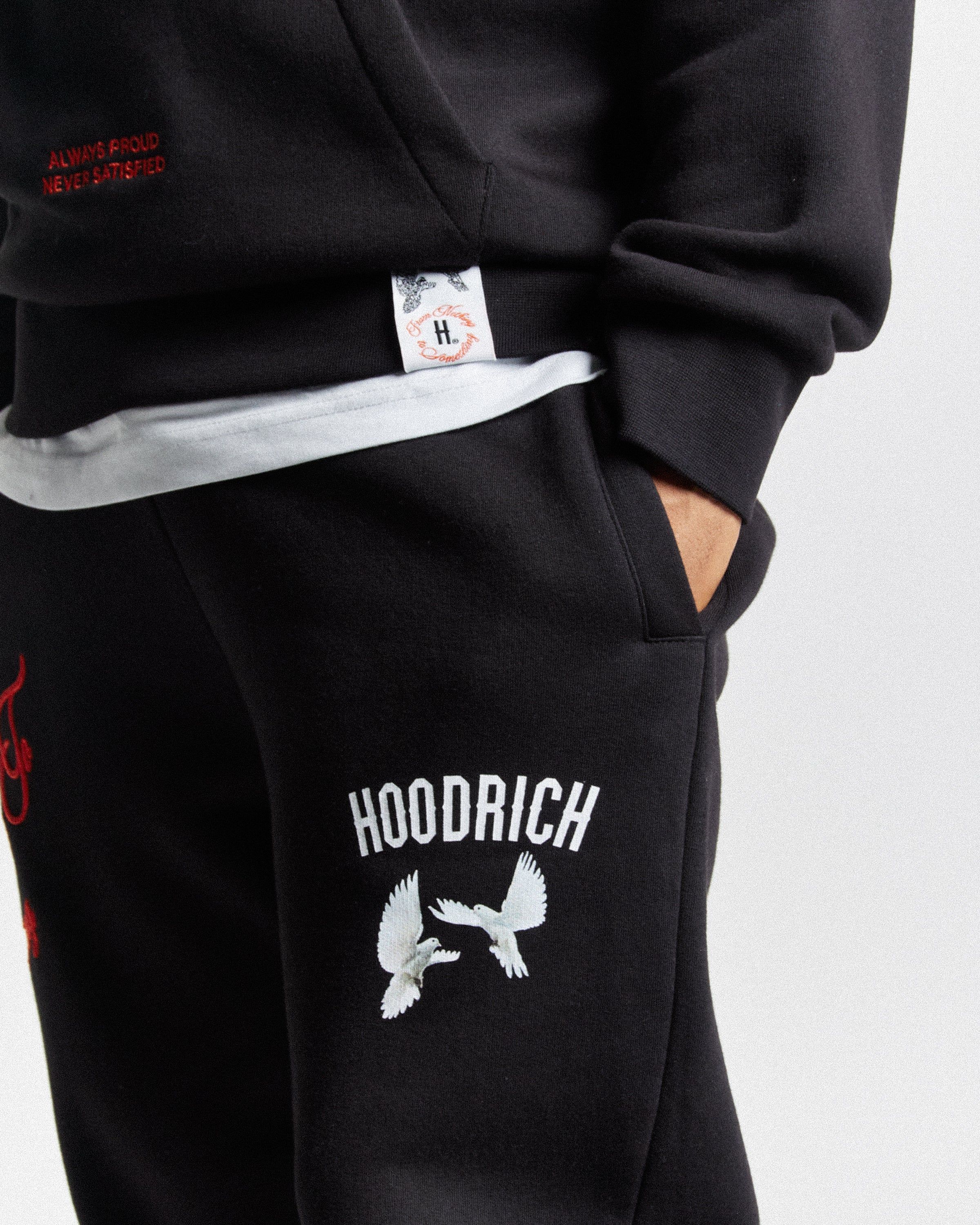 OG Take Flight V2 Joggers - Black/White/Red sold by Hoodrich product image thumbnail 7
