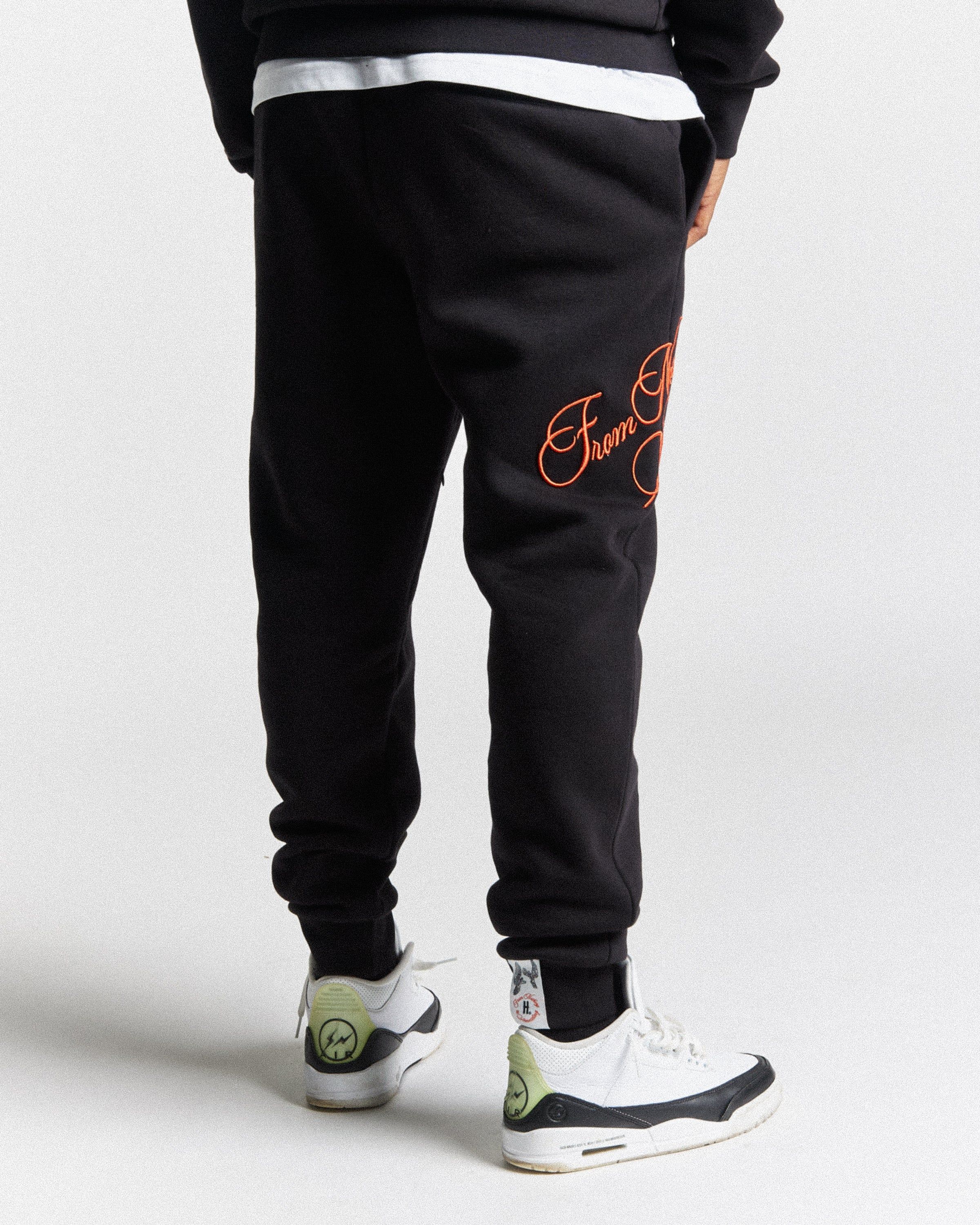 OG Take Flight V2 Joggers - Black/White/Red sold by Hoodrich product image thumbnail 4