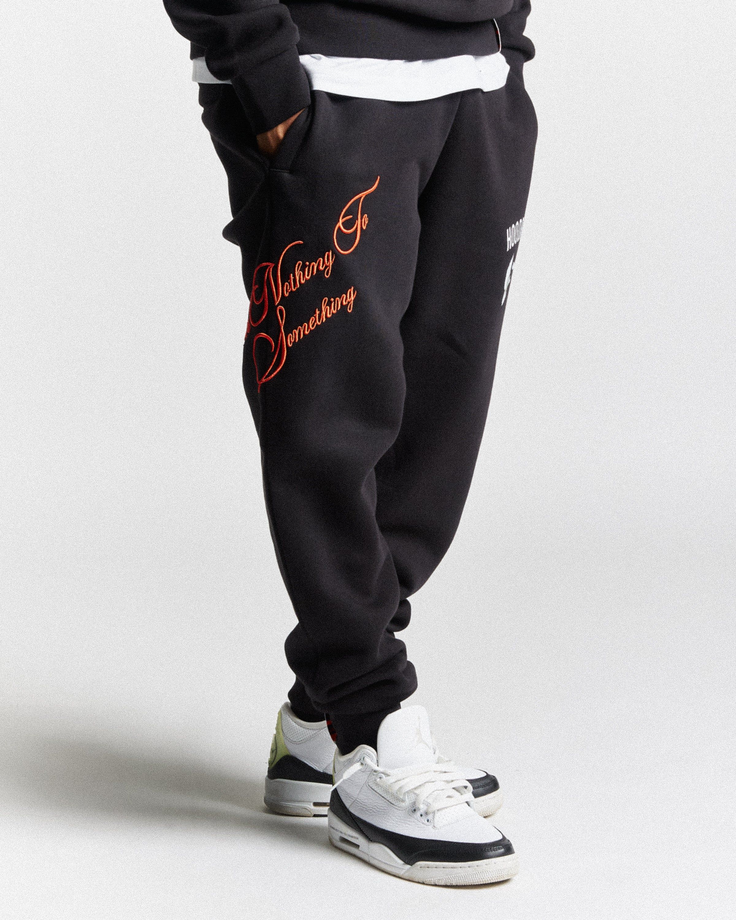 OG Take Flight V2 Joggers - Black/White/Red sold by Hoodrich product image thumbnail 2