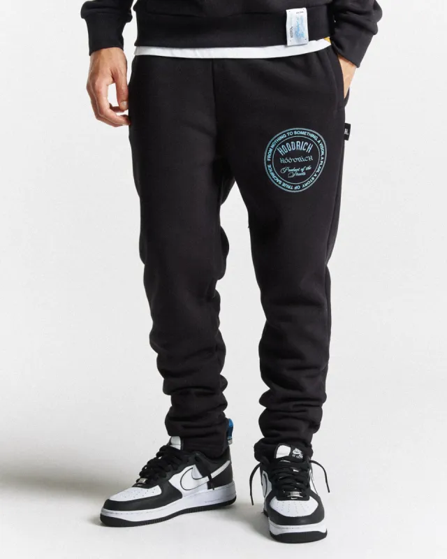 Unite Joggers - Black/Placid Blue made by Hoodrich