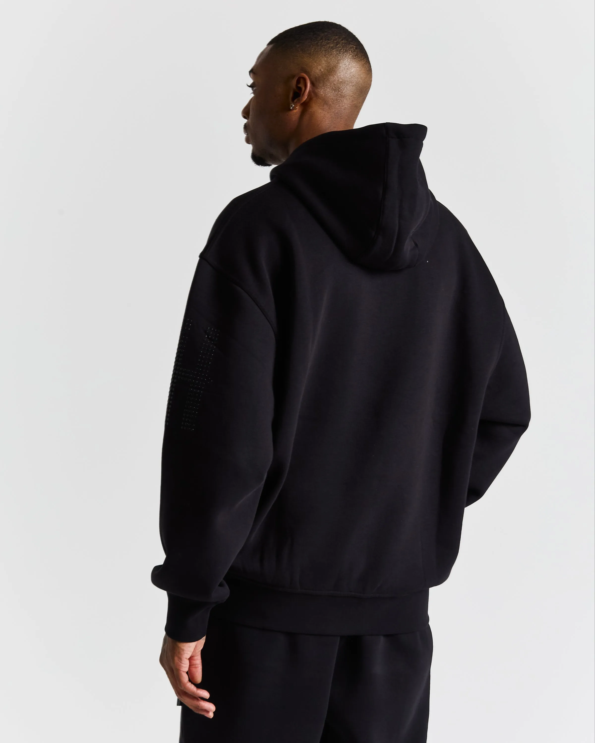 Grit Oversized Hoodie - Black sold by Hoodrich product image thumbnail 5