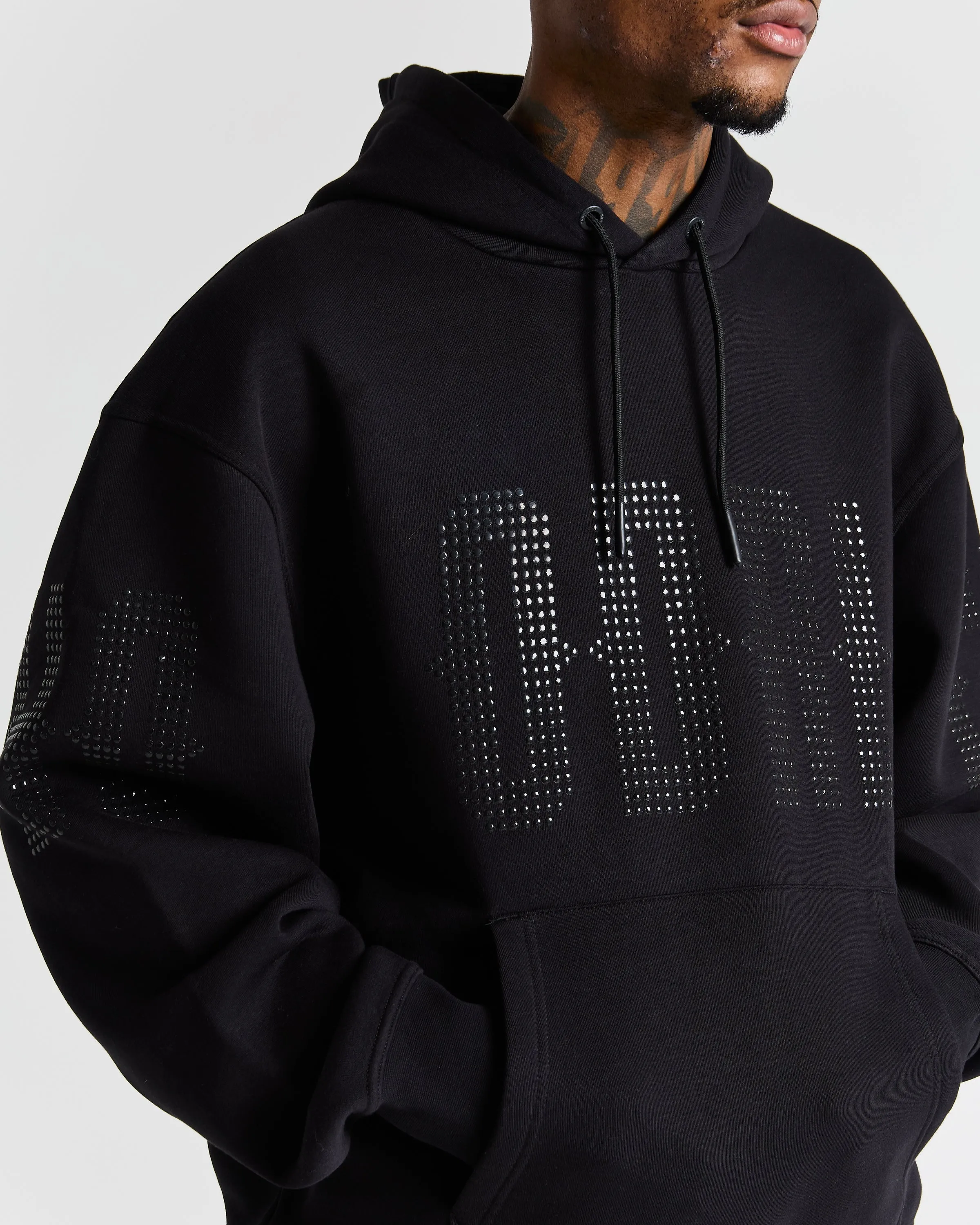 Grit Oversized Hoodie - Black sold by Hoodrich product image thumbnail 3