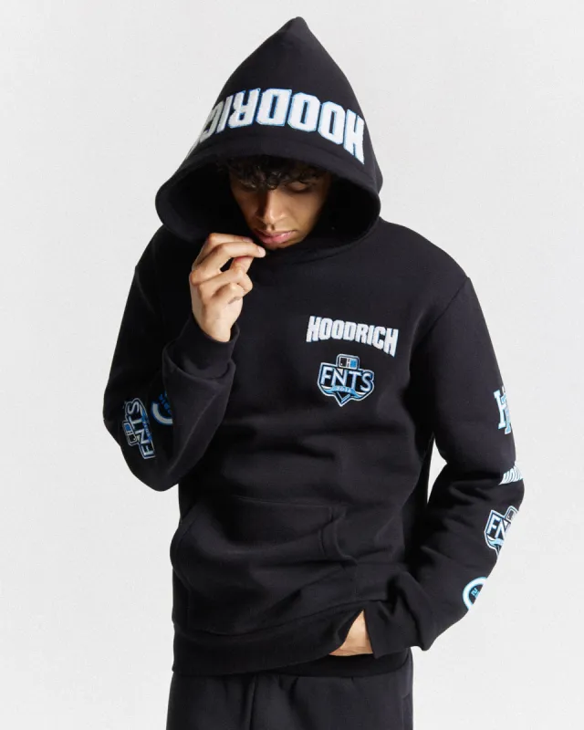 Rival Hoodie - Black/White/Blue sold by Hoodrich
