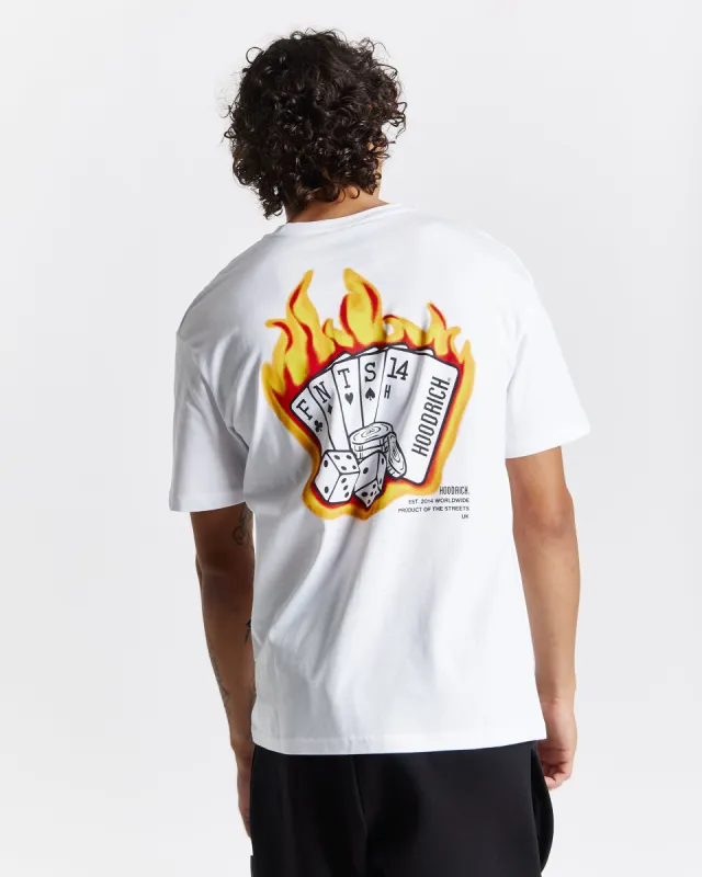 Luck T-Shirt - White/Graphic sold by Hoodrich