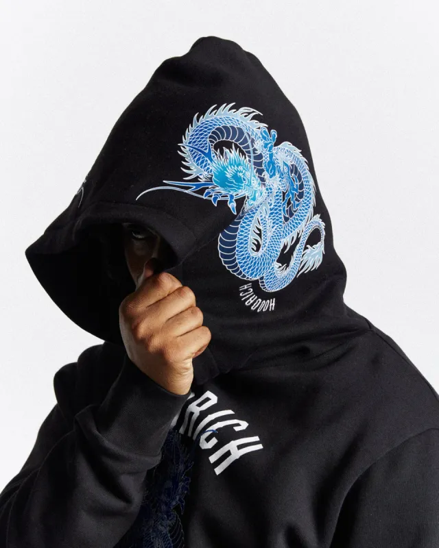 Beast Hoodie - Black/White/Blue sold by Hoodrich