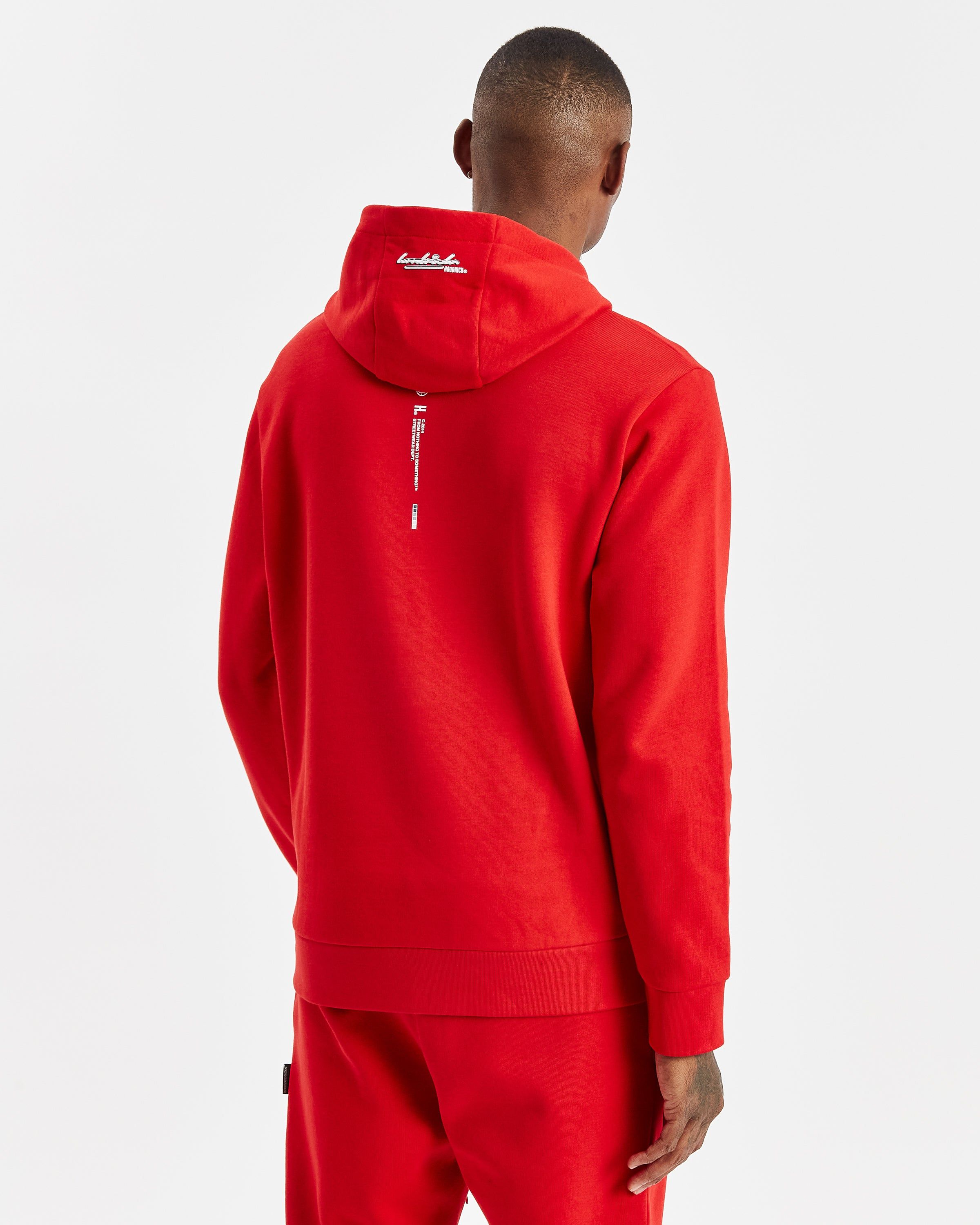 OG Ink Hoodie - Lychee/White sold by Hoodrich product image thumbnail 5
