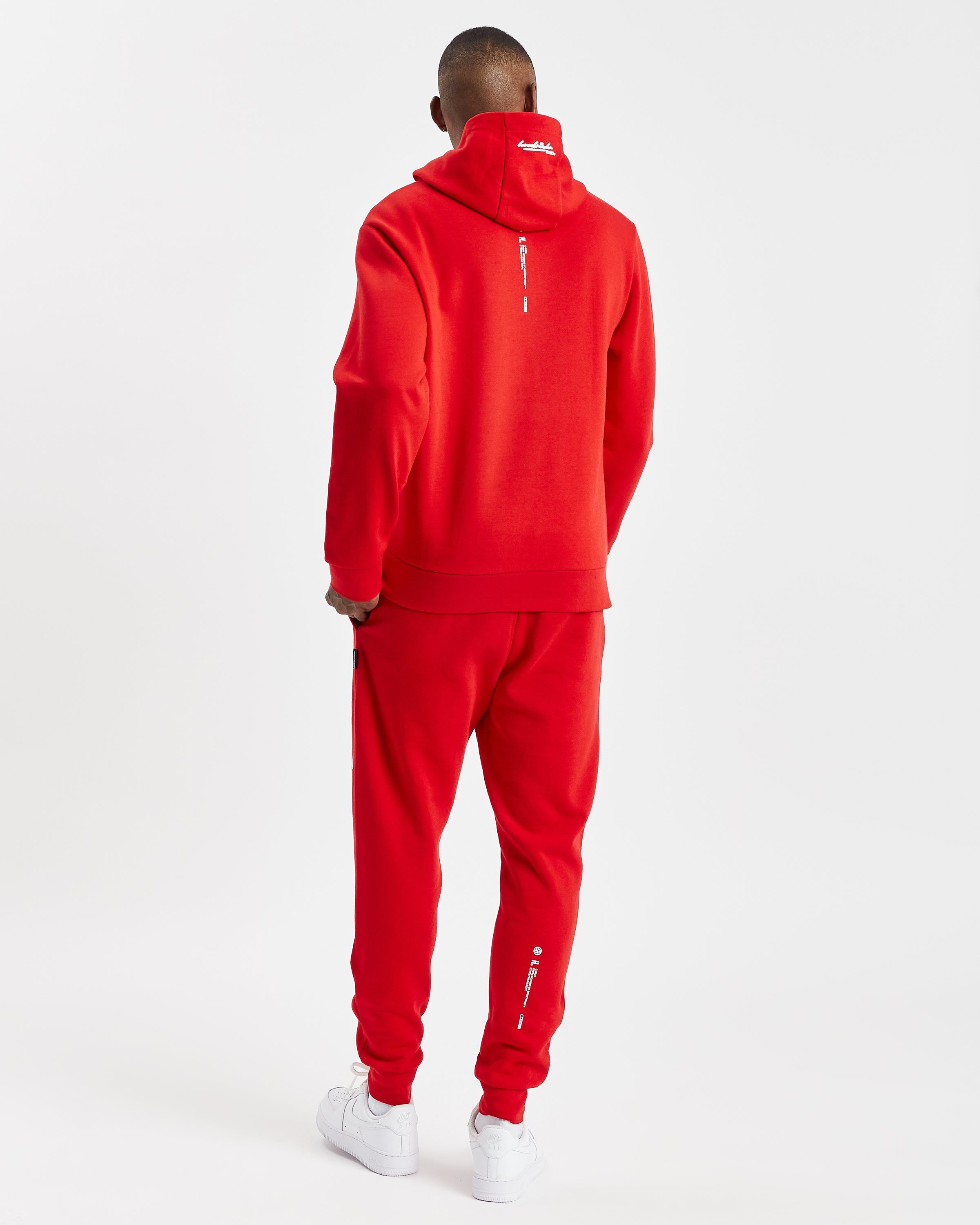OG Ink Hoodie - Lychee/White sold by Hoodrich product image thumbnail 4