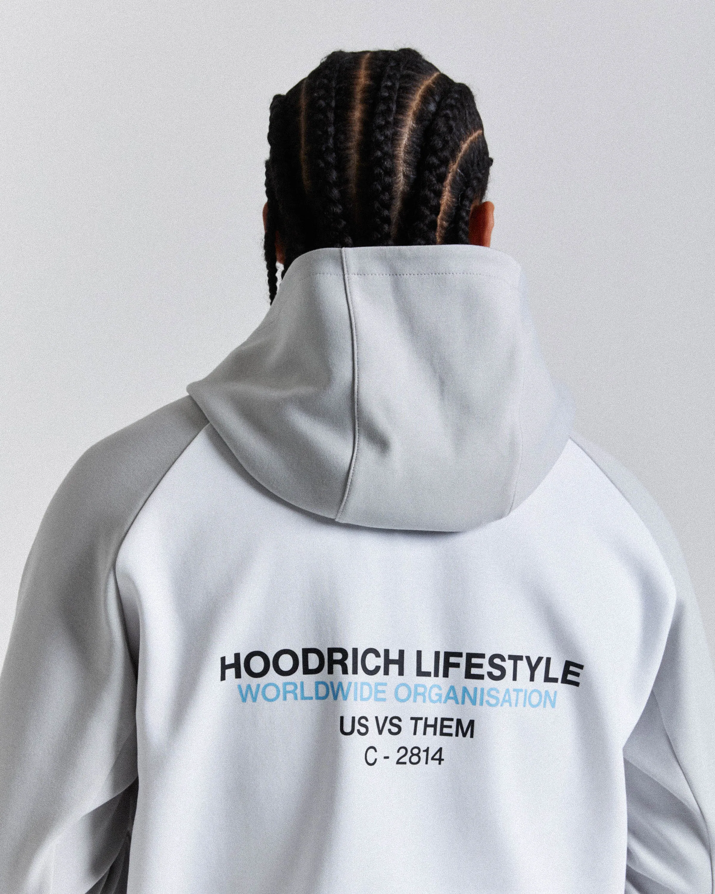 Cycle Hoodie - Grey/White sold by Hoodrich product image thumbnail 4