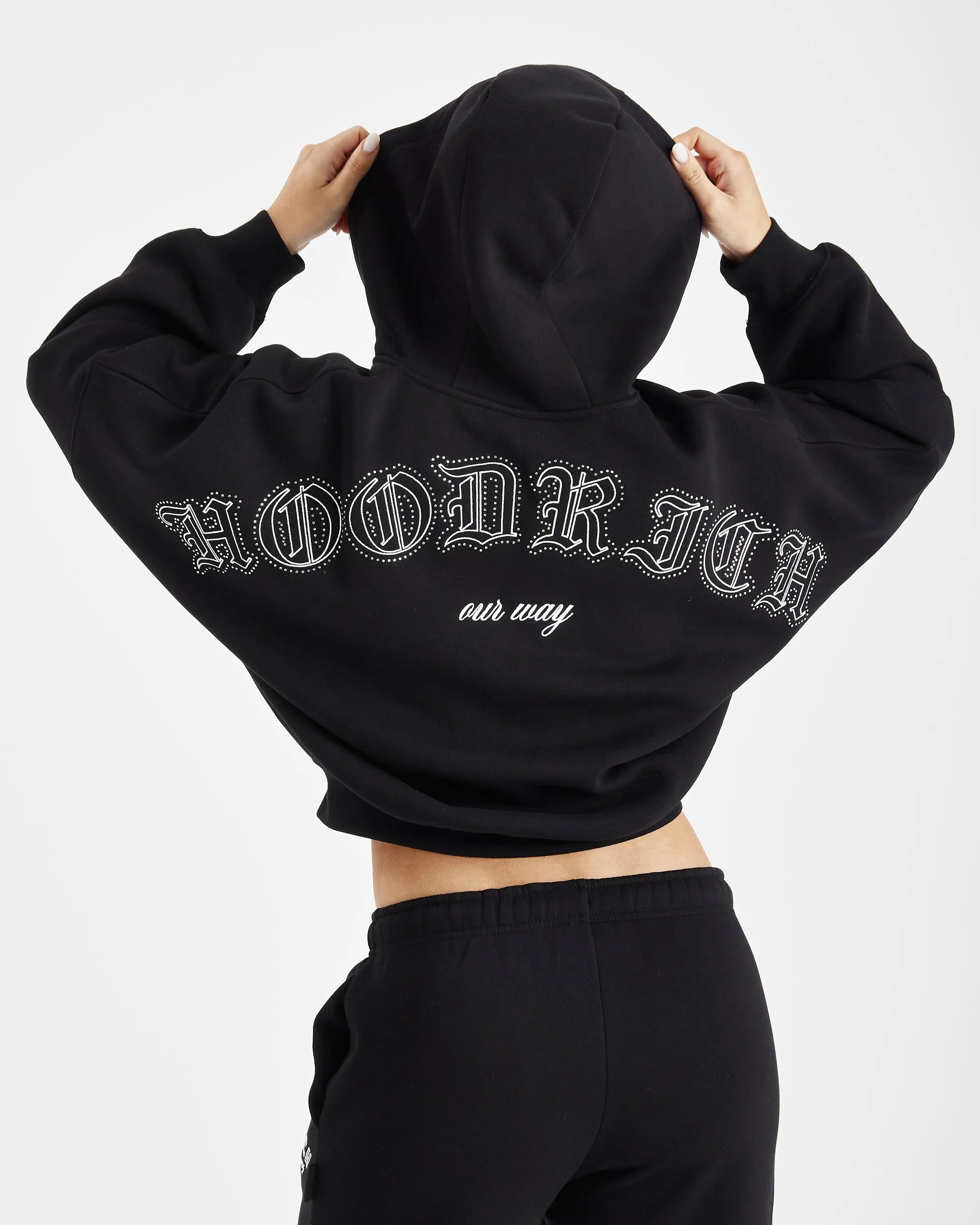 Dawn Full Zip Hoodie - Black sold by Hoodrich