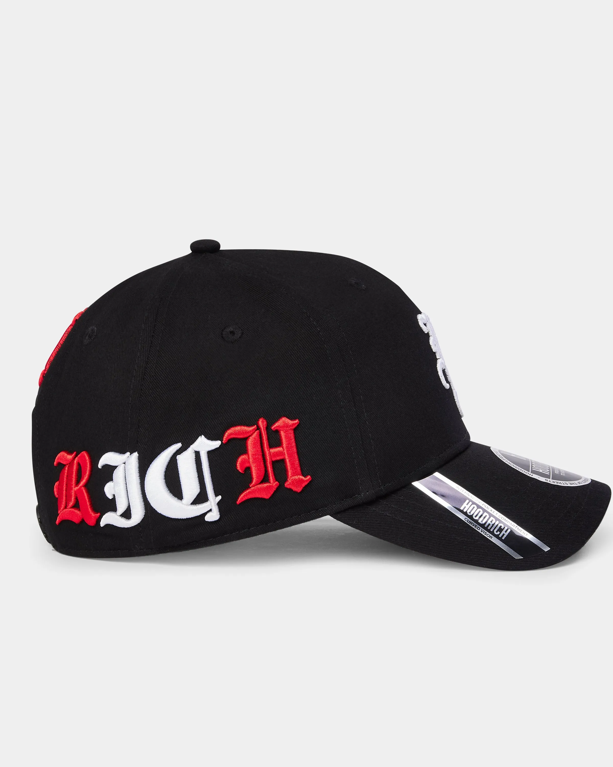OG Elevate 5 Panel Cap - Black/Red/White sold by Hoodrich product image thumbnail 5