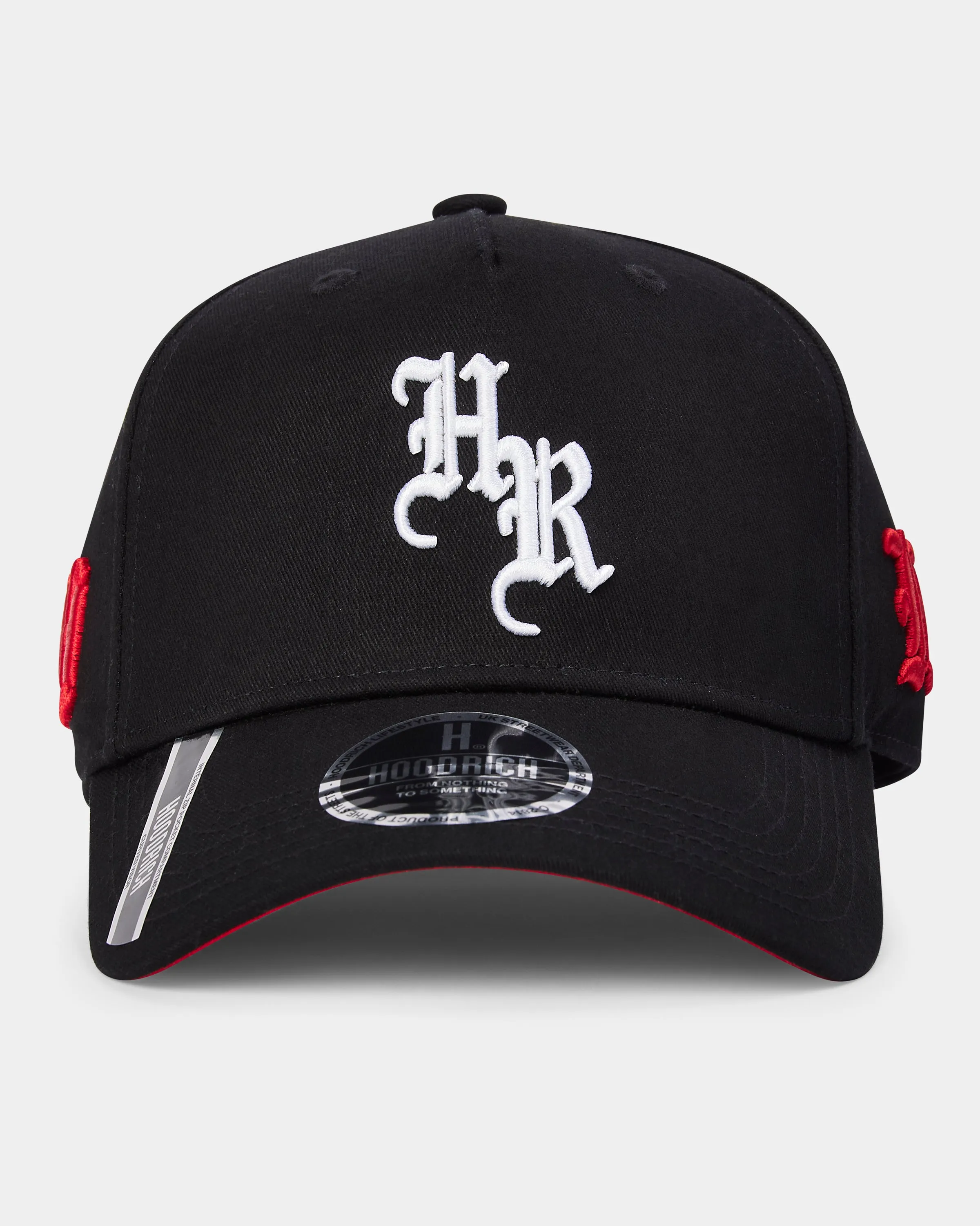 OG Elevate 5 Panel Cap - Black/Red/White sold by Hoodrich