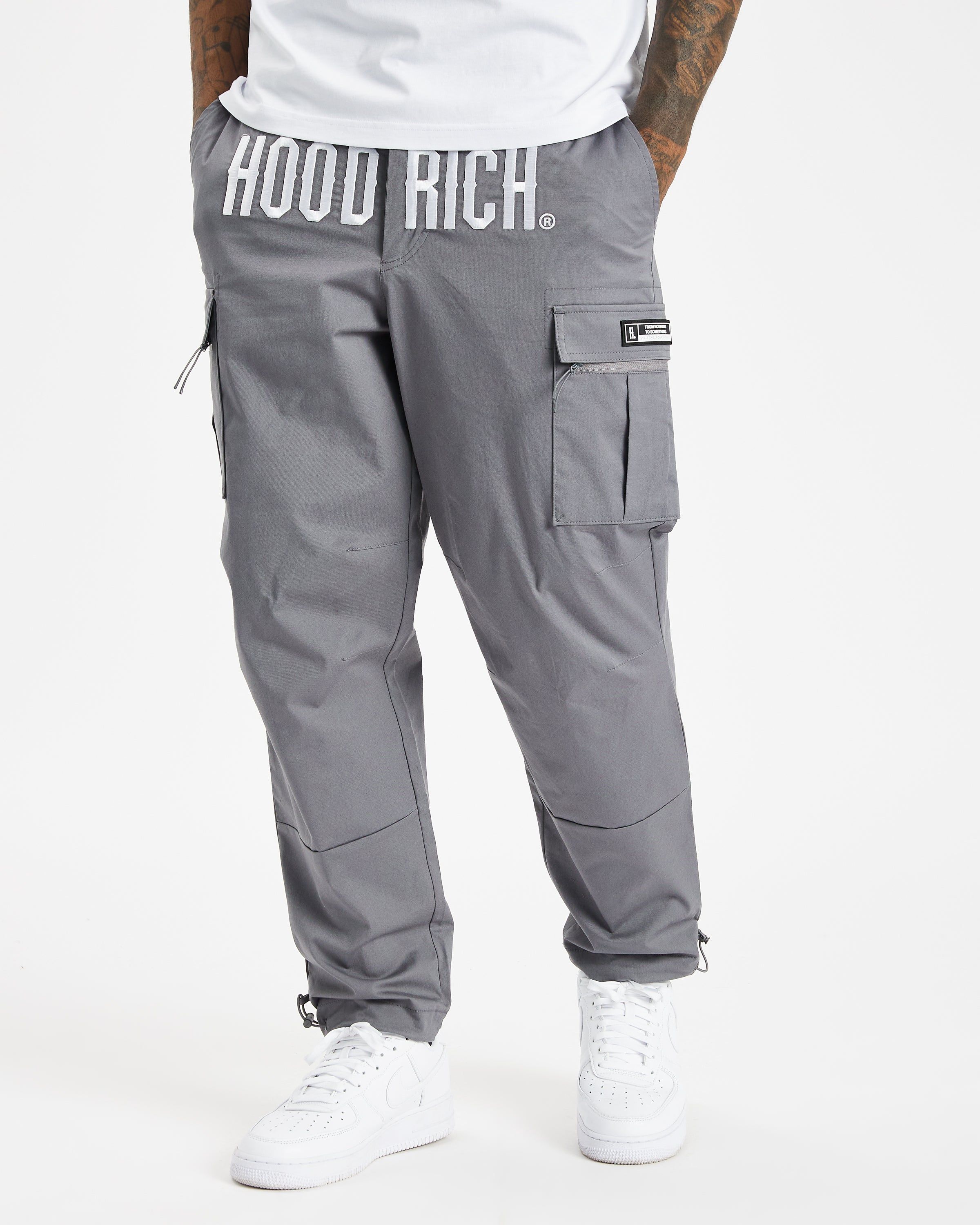 OG Trek Cargo Pants - Lava Smoke/White sold by Hoodrich