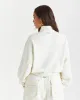 Corrode Jersey Bomber Jacket - Cream sold by Hoodrich
