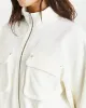 Corrode Jersey Bomber Jacket - Cream sold by Hoodrich