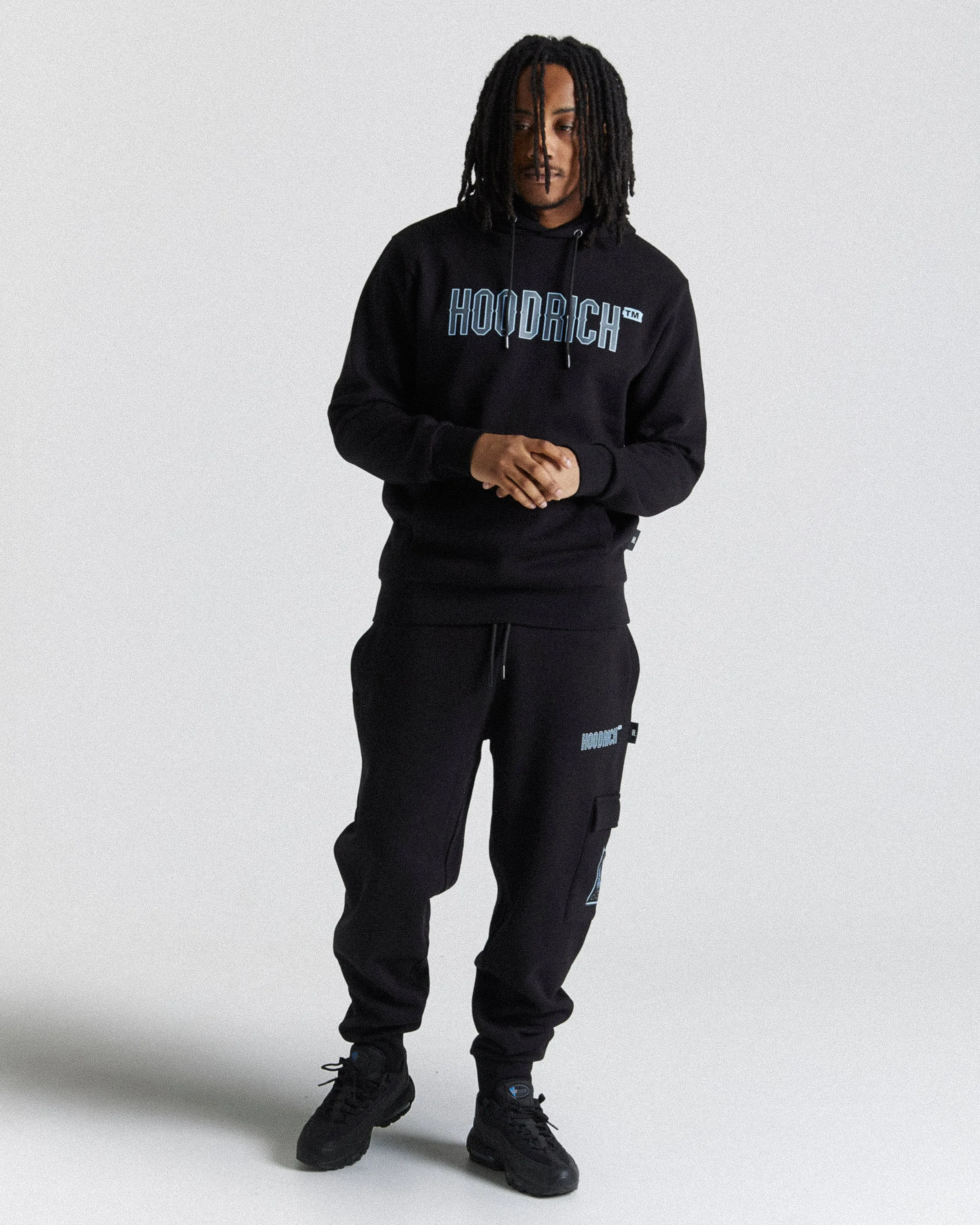 Akira Joggers - Black/Blue sold by Hoodrich