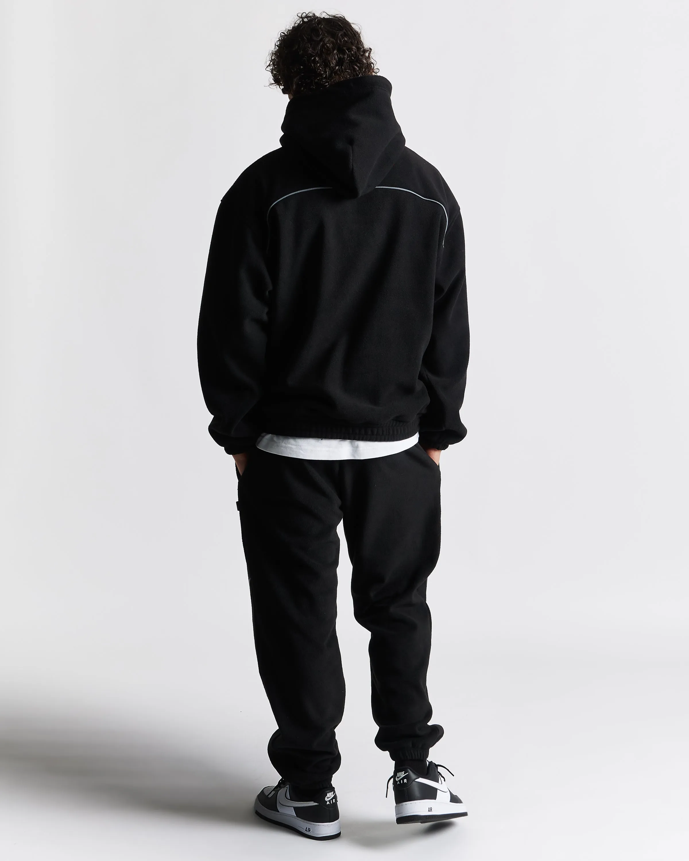 Split Oversized Hoodie - Black/White/Red sold by Hoodrich product image thumbnail 5