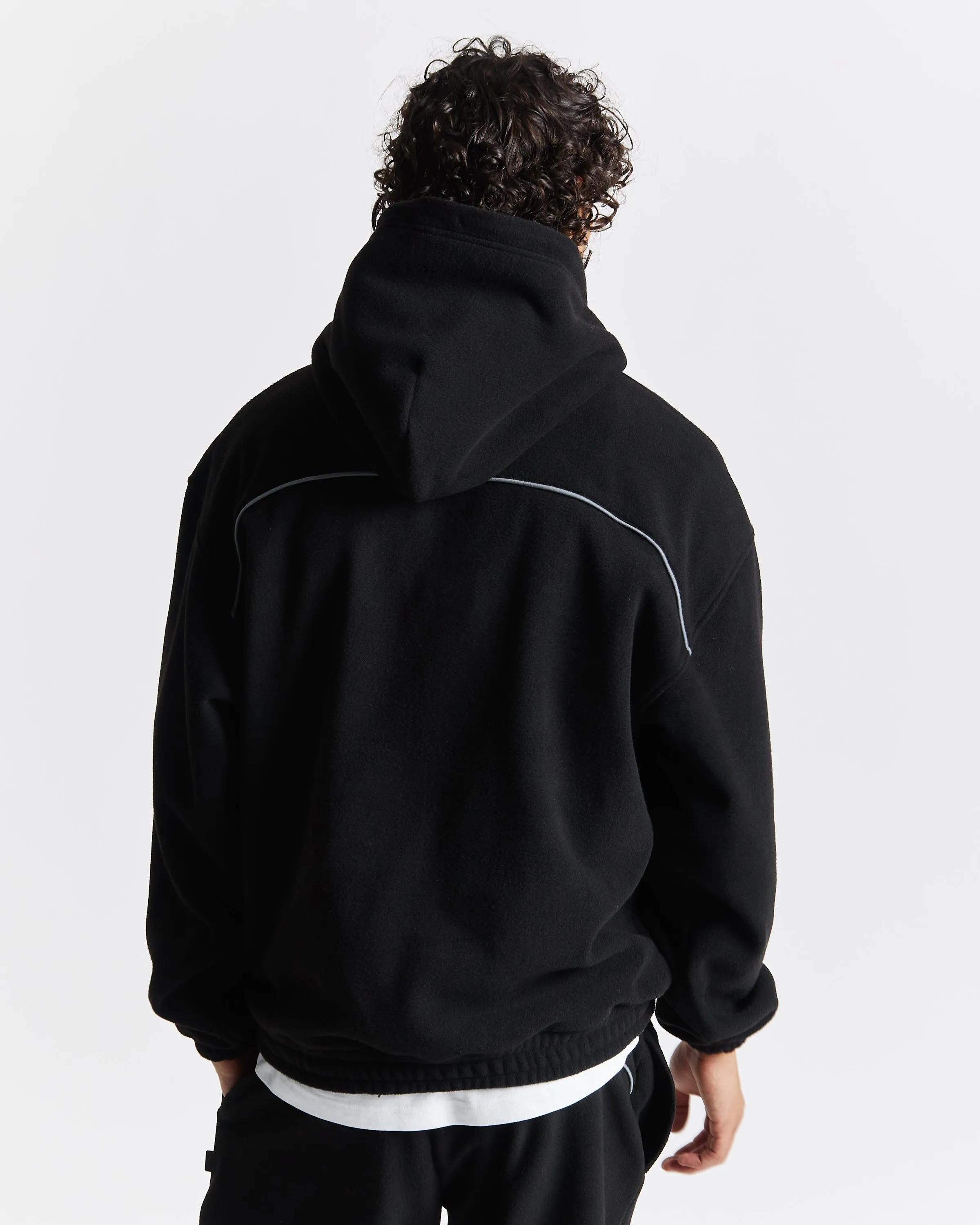 Split Oversized Hoodie - Black/White/Red sold by Hoodrich product image thumbnail 4