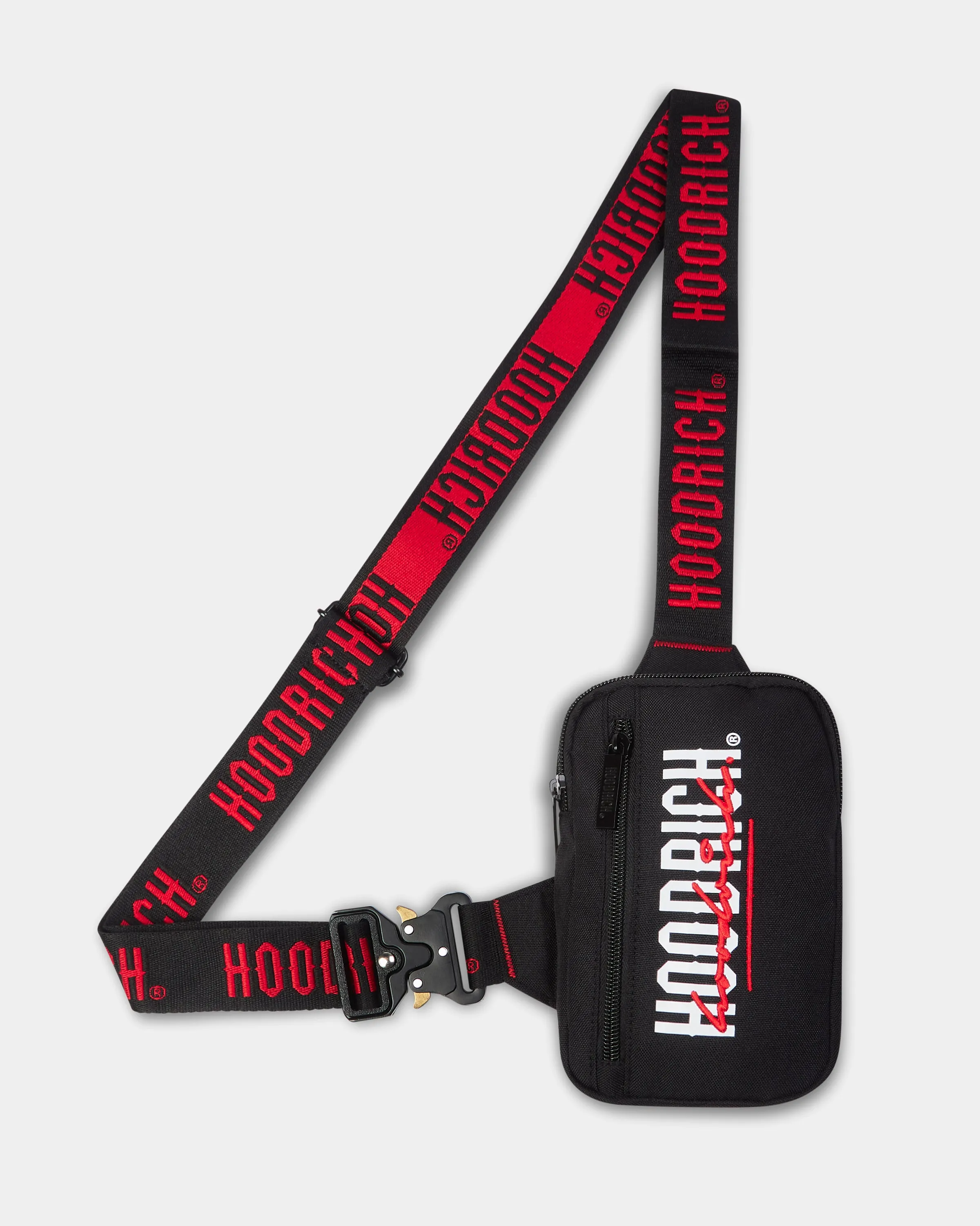 海外限定 Hoodrich OG ミニバッグ ストラップ付 OG Blend Mini Bag - Black/White/Red | Parallel
