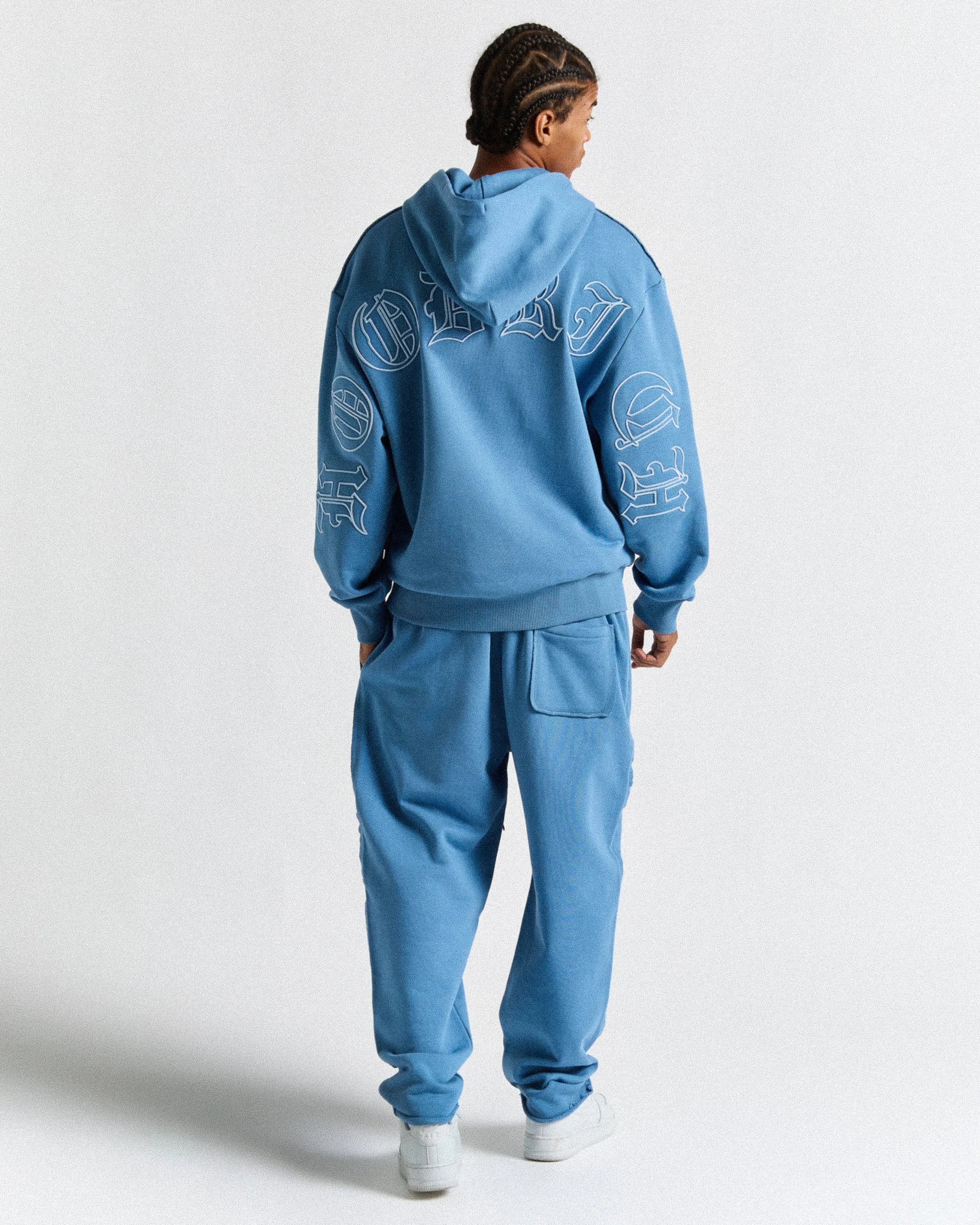 Helix Oversized Joggers - Blue sold by Hoodrich product image thumbnail 2