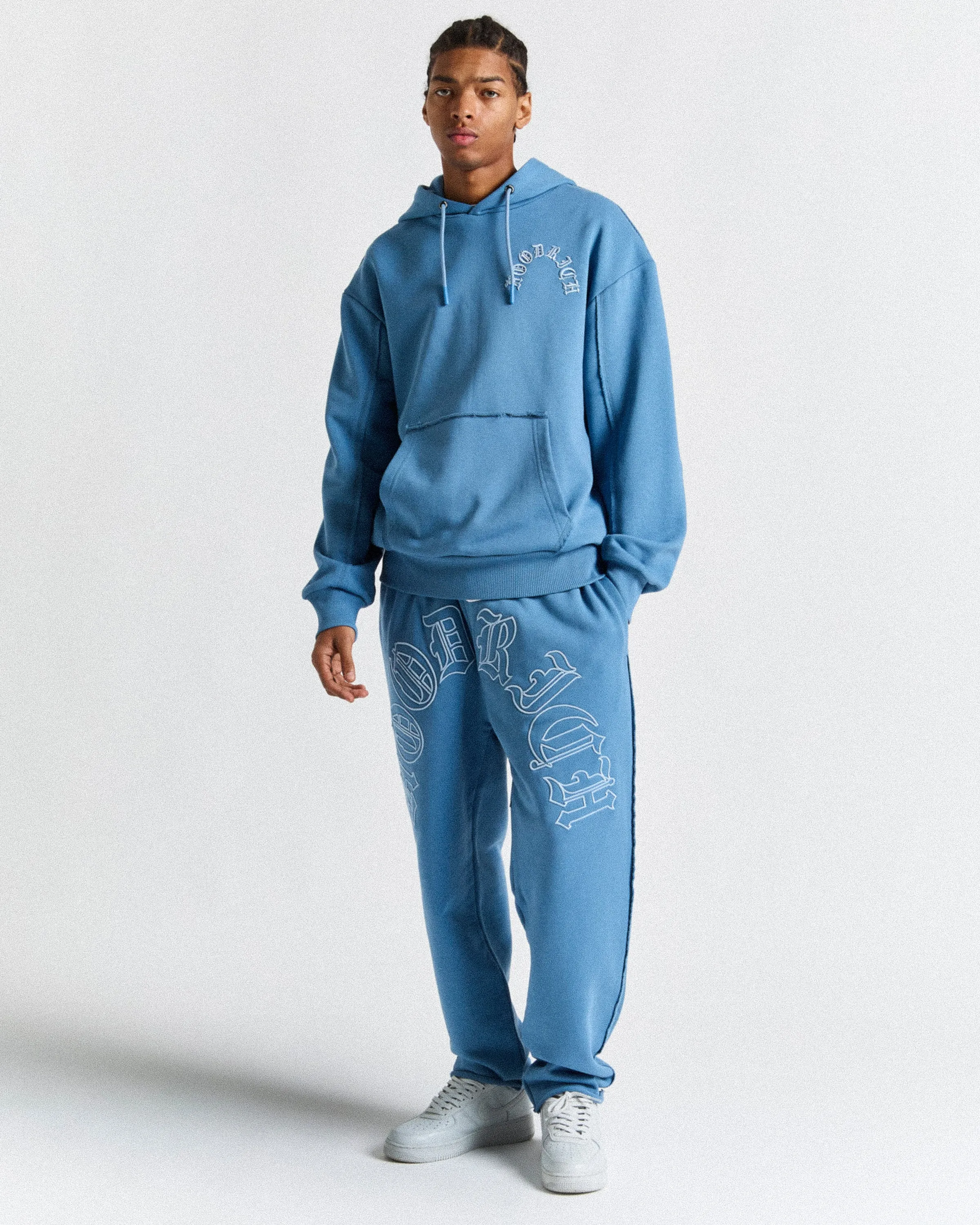 Helix Oversized Joggers - Blue sold by Hoodrich