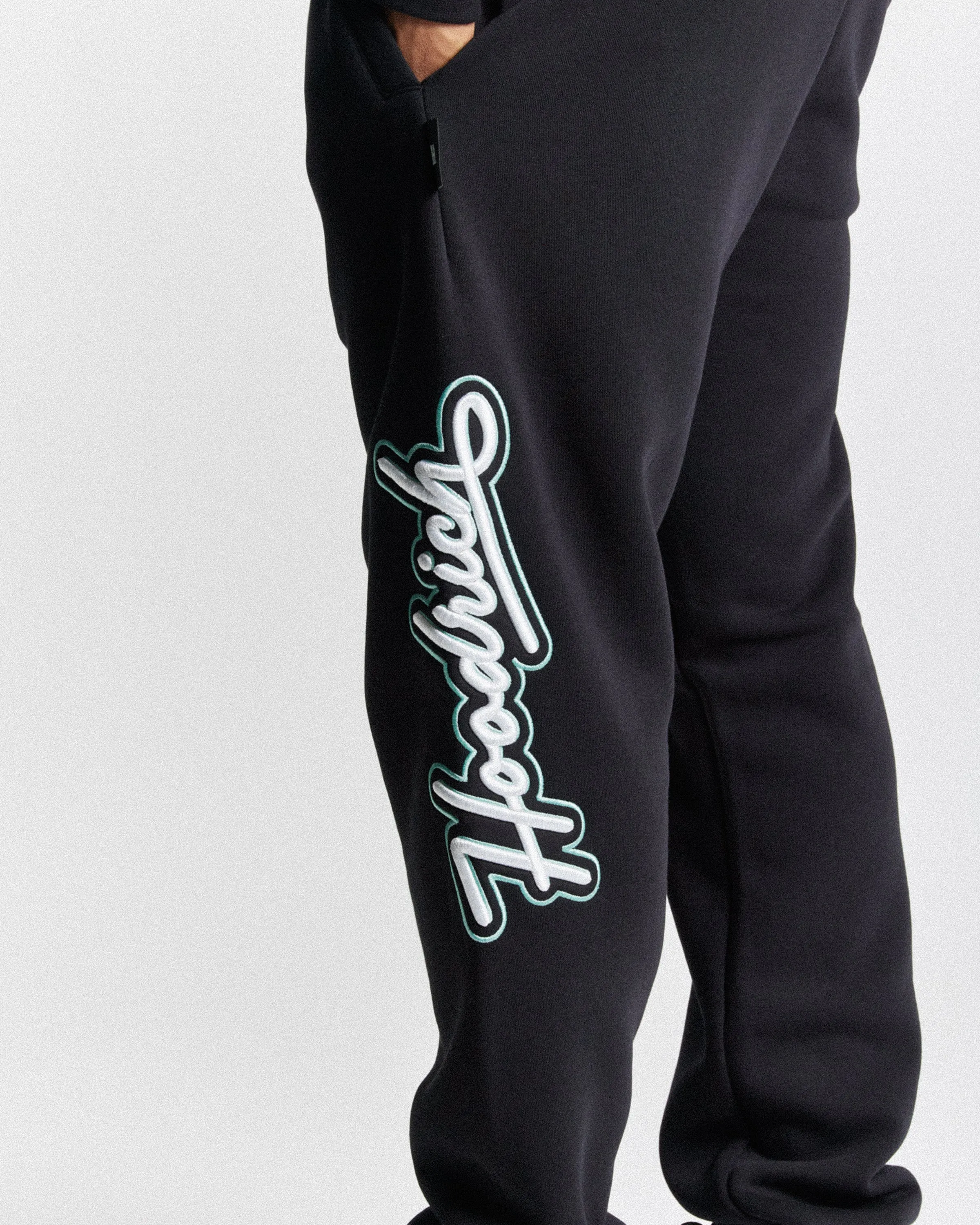 Arena Joggers - Black/White/Blue sold by Hoodrich product image thumbnail 3
