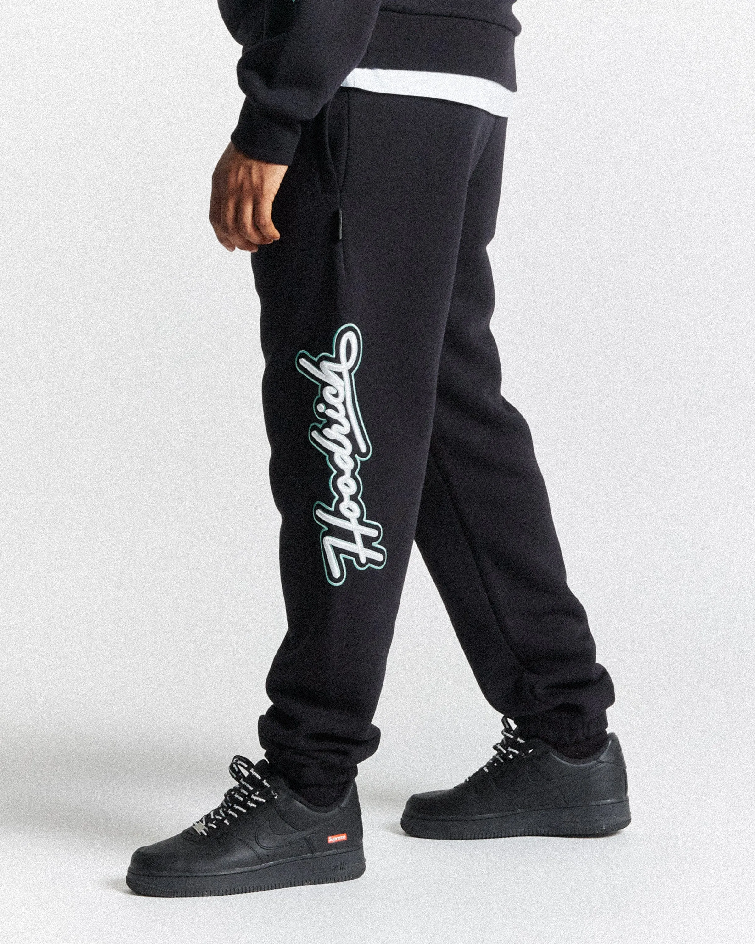 Arena Joggers - Black/White/Blue sold by Hoodrich product image thumbnail 4