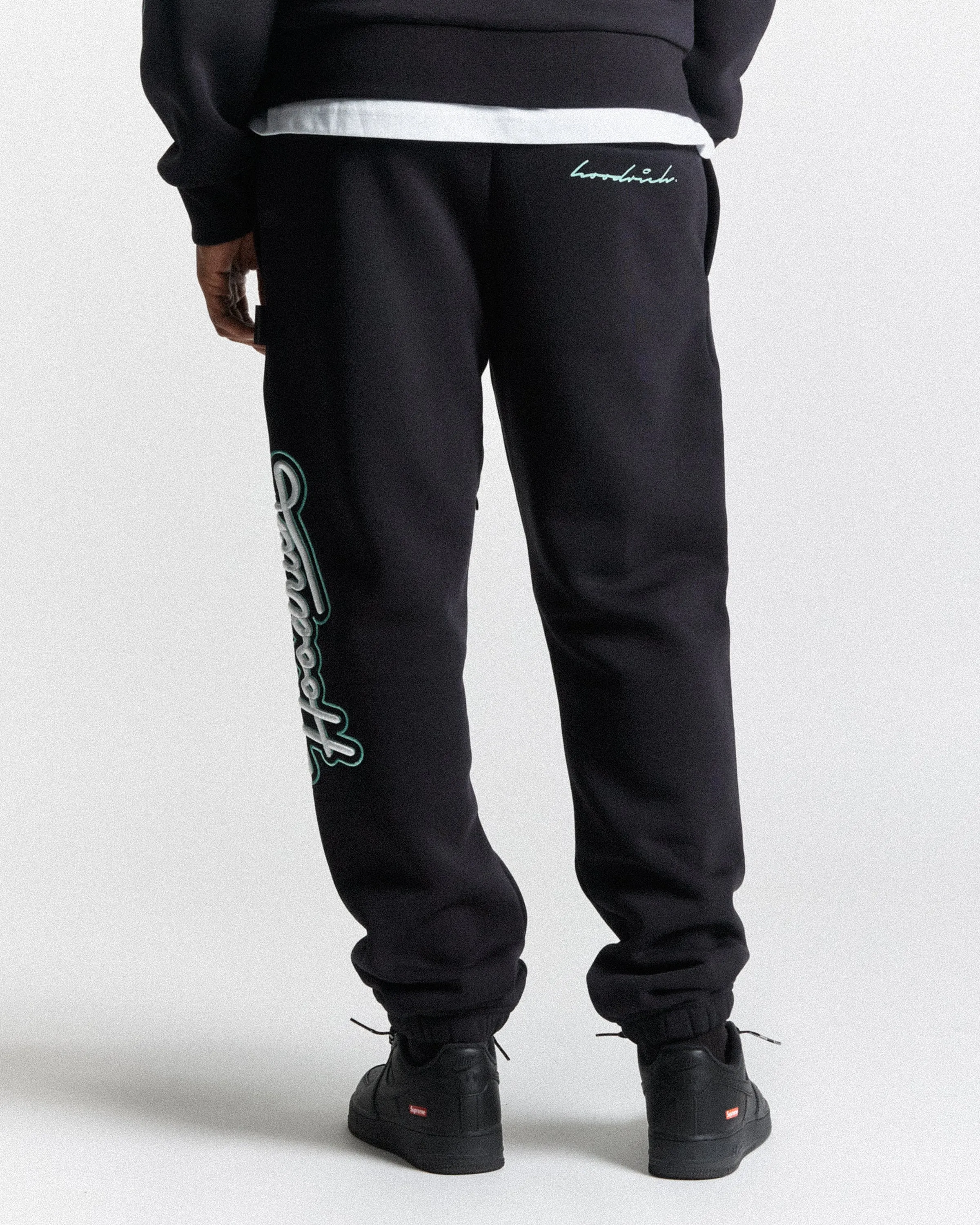Arena Joggers - Black/White/Blue sold by Hoodrich product image thumbnail 5
